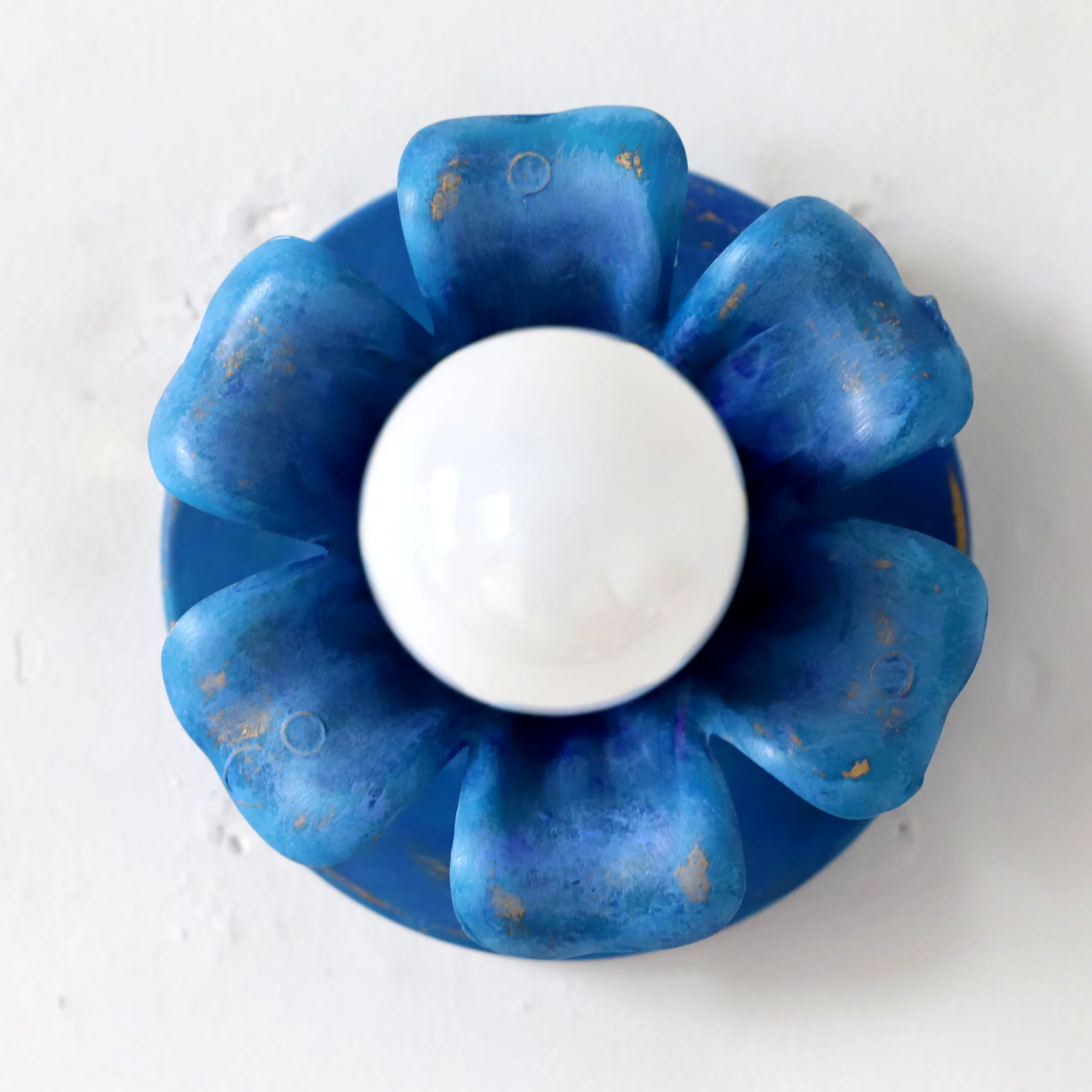 Aged Blue Octavia Sconce or Flushmount - Image 2