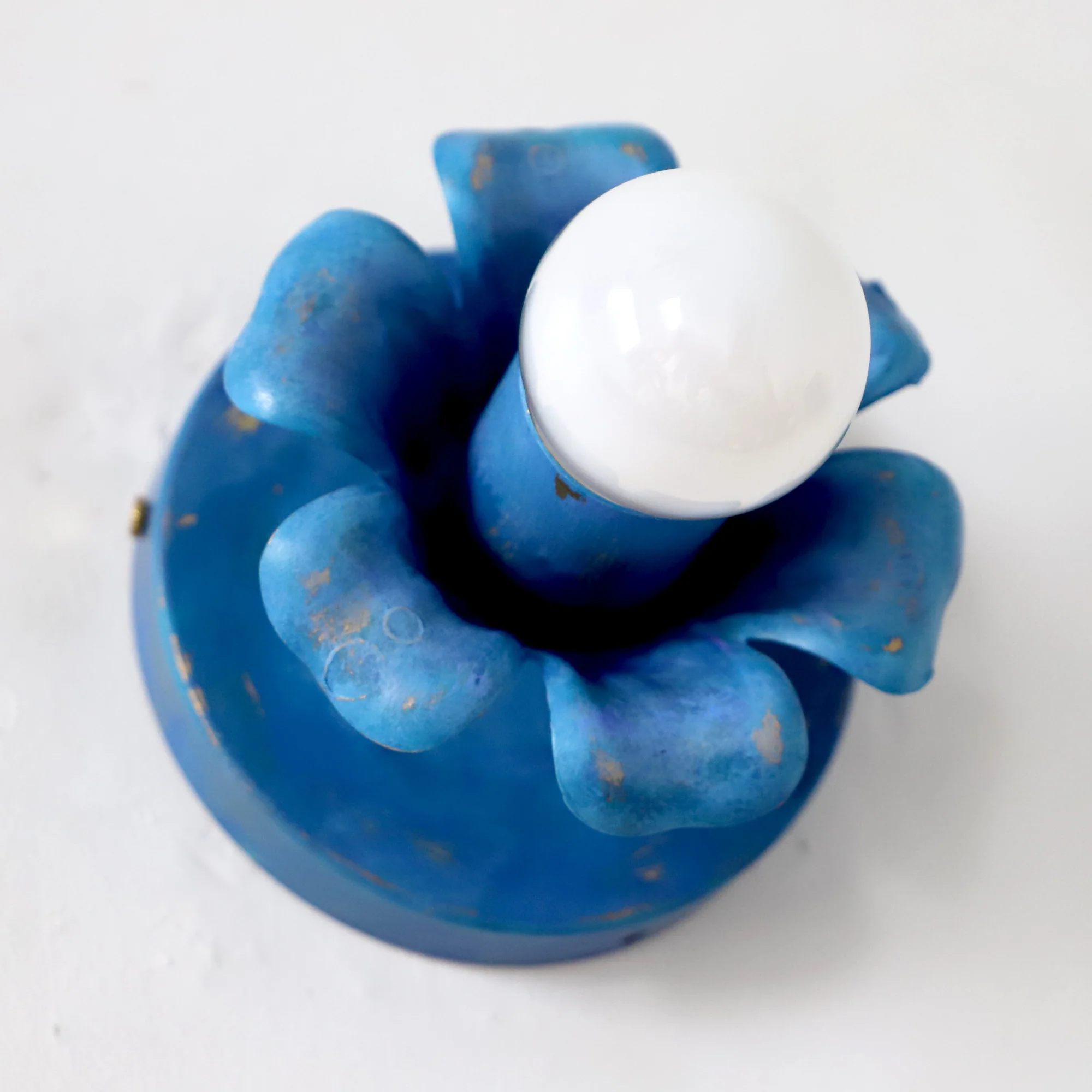 Aged Blue Octavia Sconce or Flushmount - Image 3