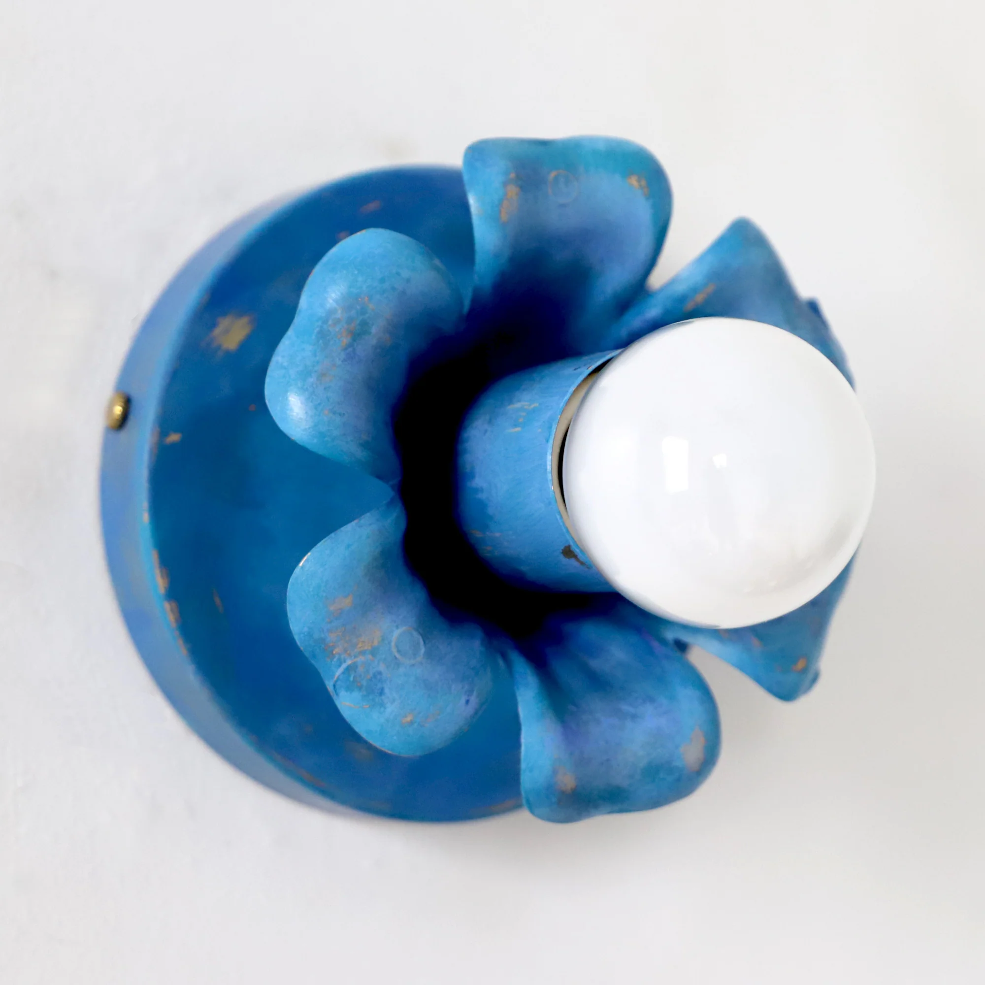 Aged Blue Octavia Sconce or Flushmount - Image 4