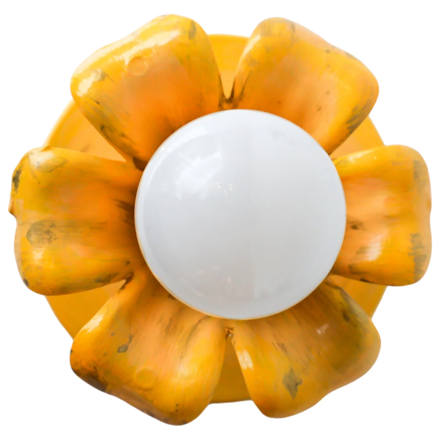 Aged Golden Yellow Octavia Sconce or Flushmount