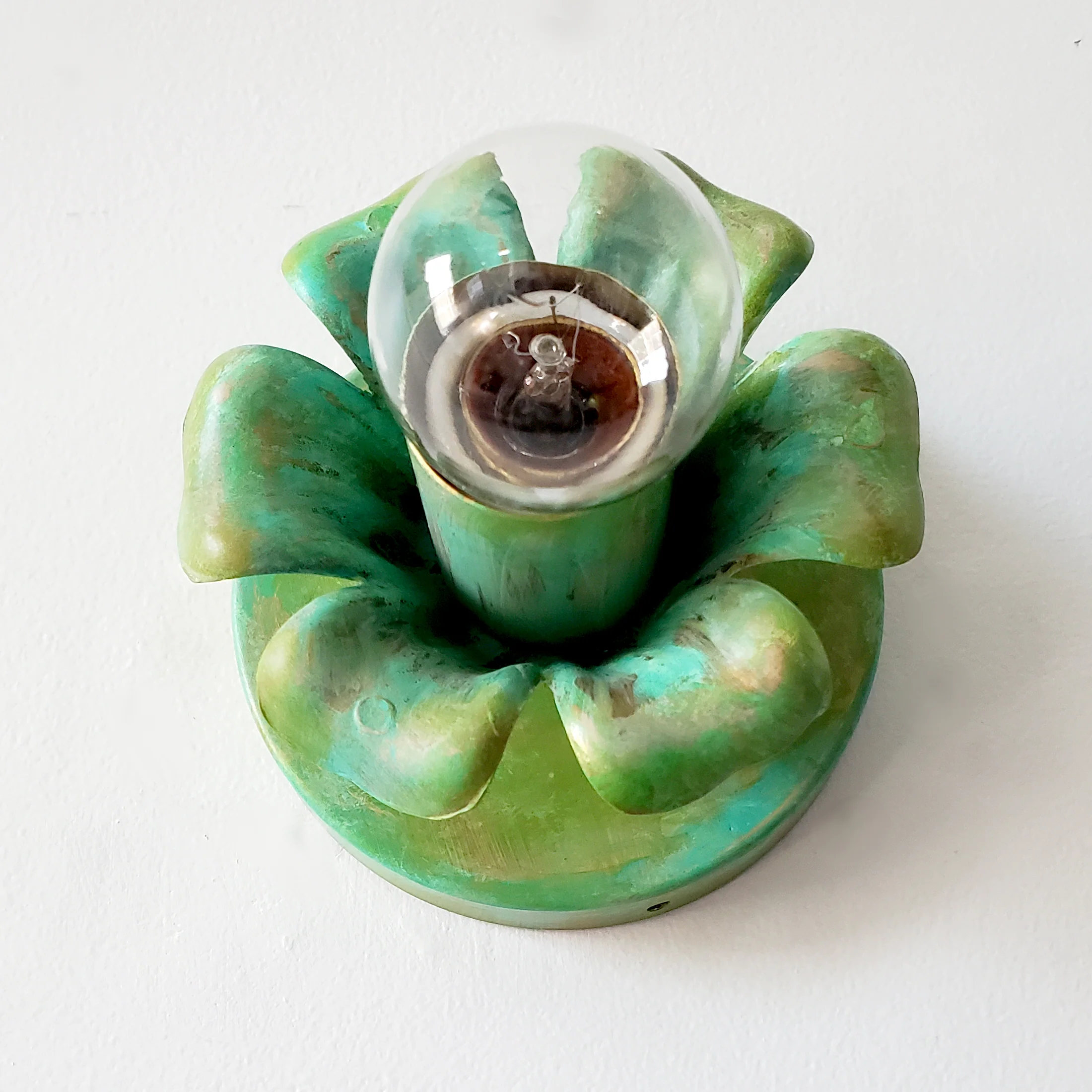 Aged Green Octavia Sconce or Flushmount - Image 4