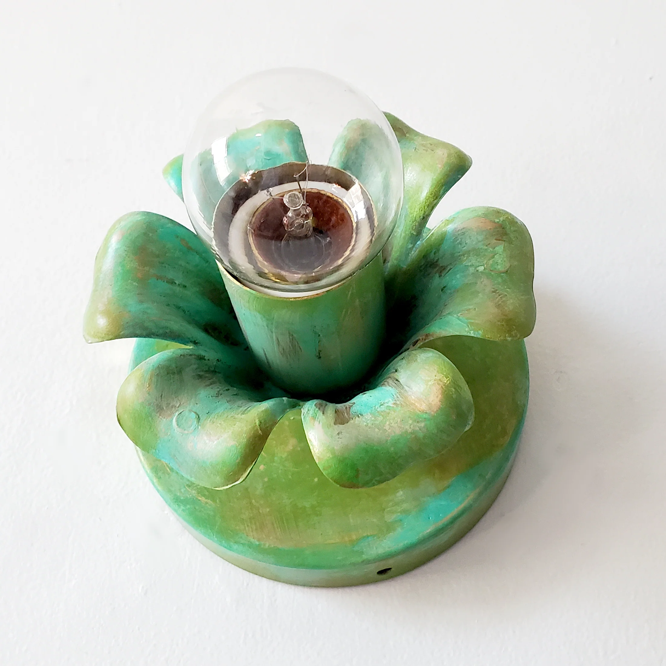 Aged Green Octavia Sconce or Flushmount - Image 7