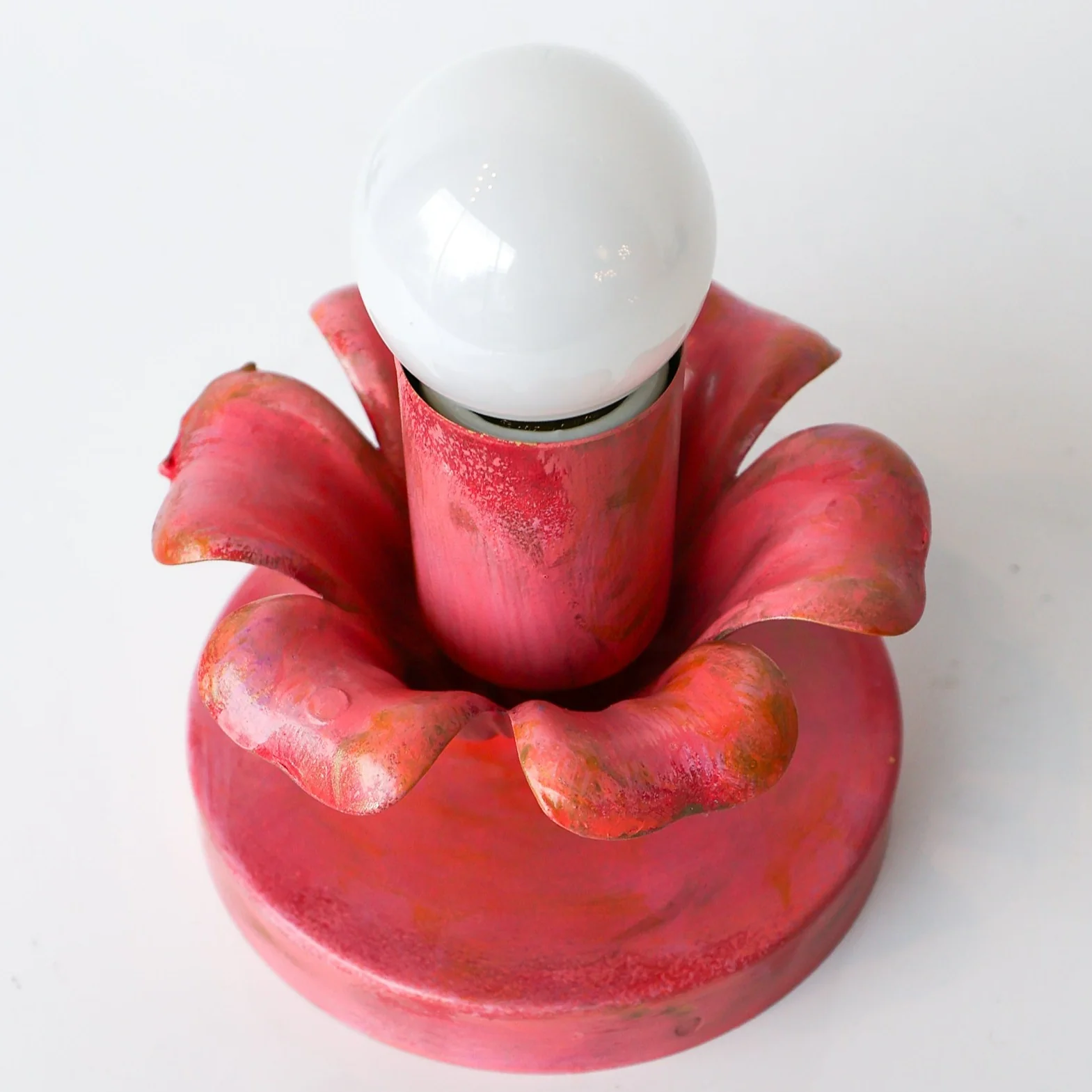 Aged Red Octavia Sconce or Flushmount - Image 4