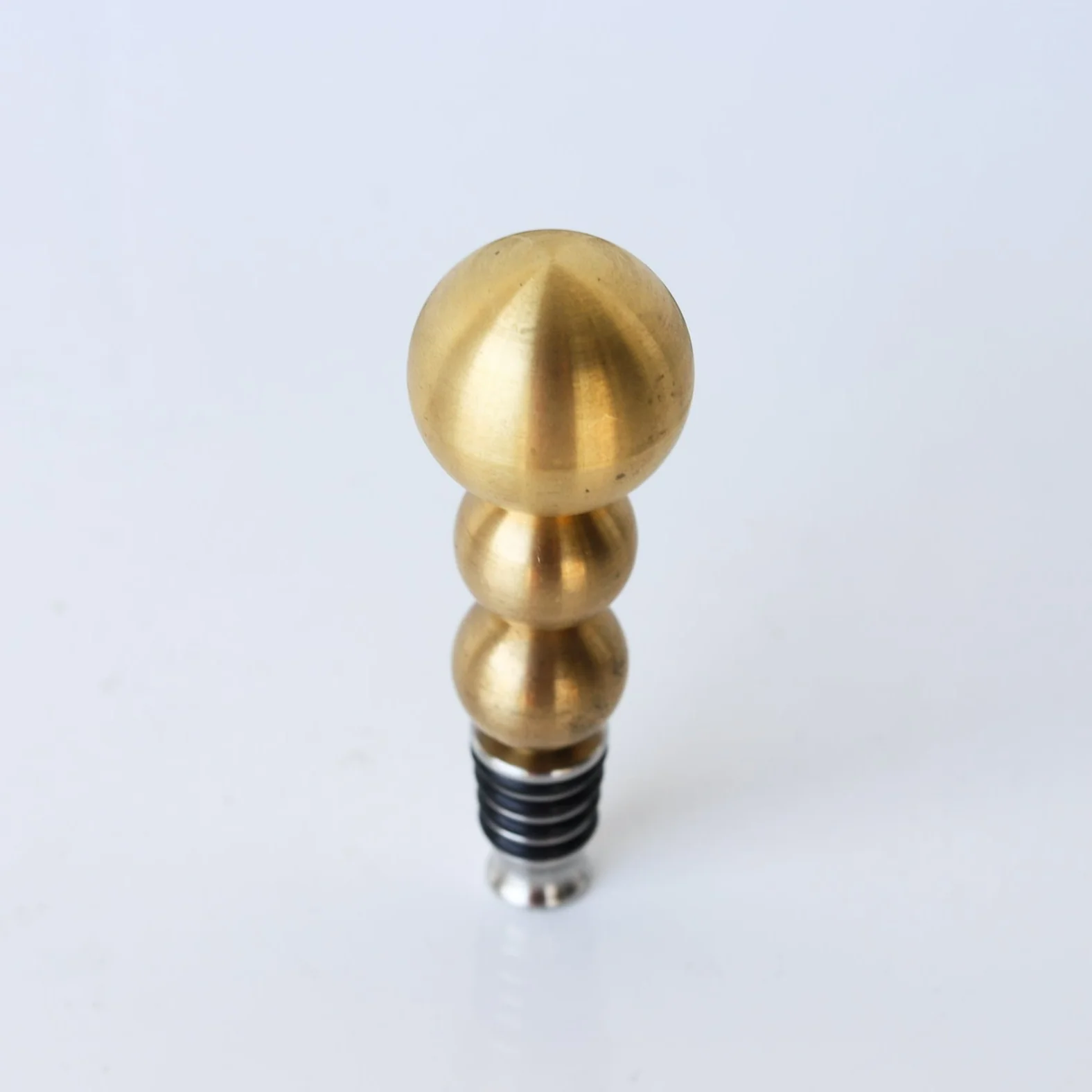 Brass Ball Bottle Stopper - Image 4