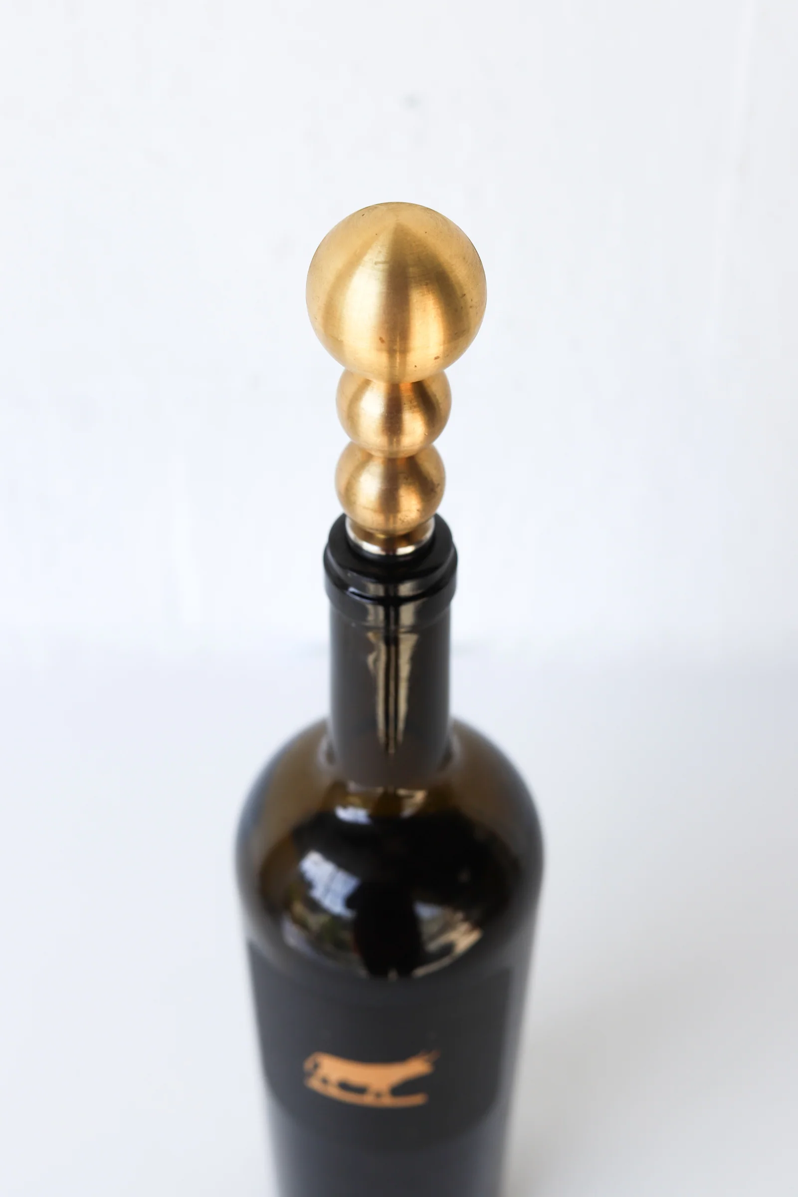 Brass Ball Bottle Stopper - Image 5