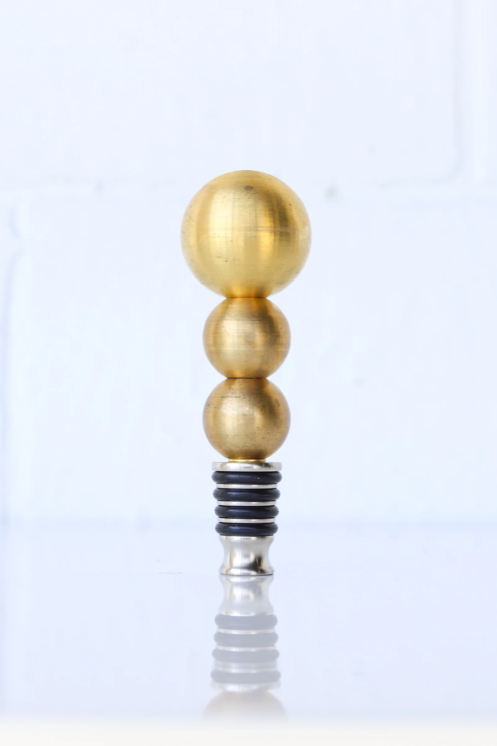 Brass Ball Bottle Stopper - Image 6