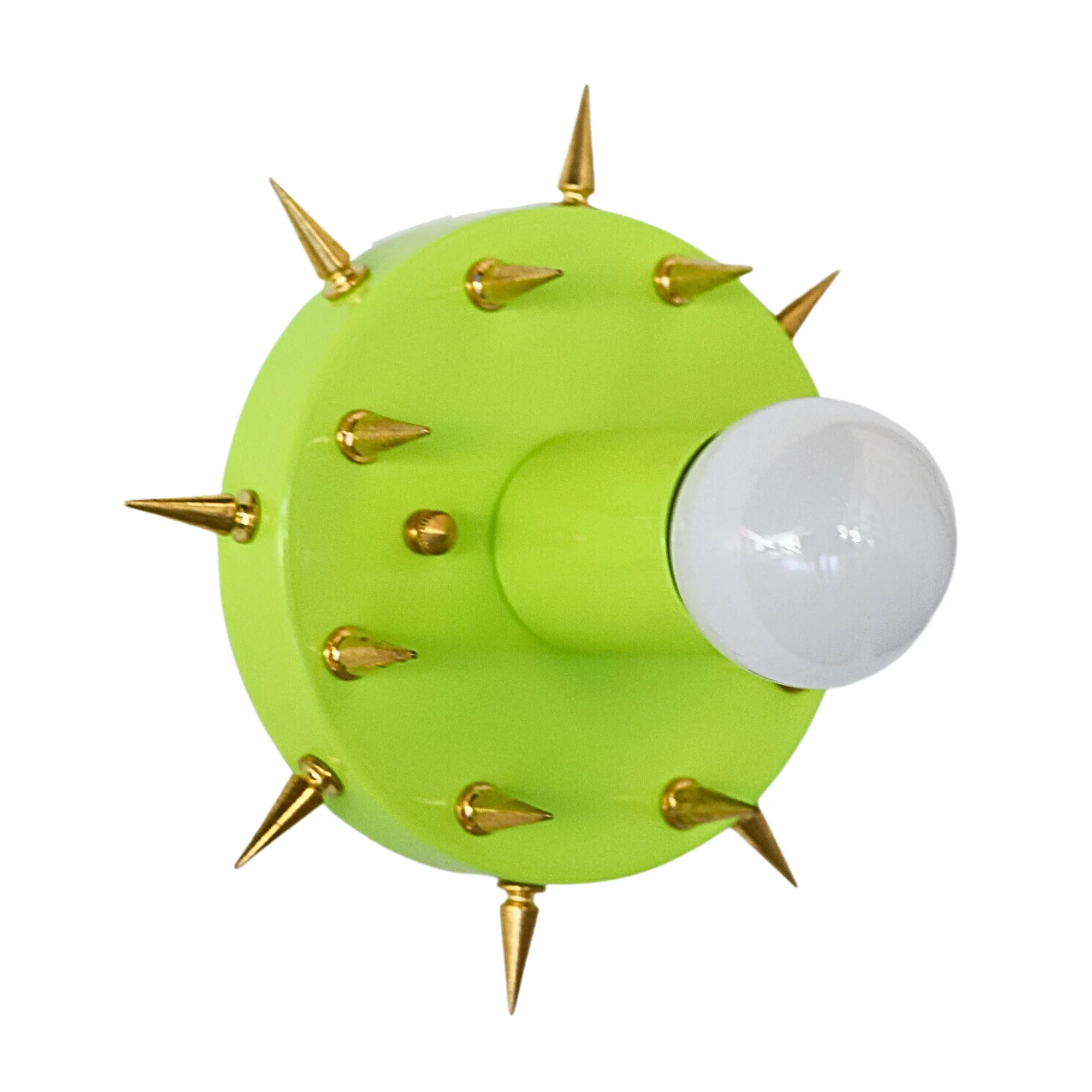 Chartreuse Powdercoating Sample - Image 3