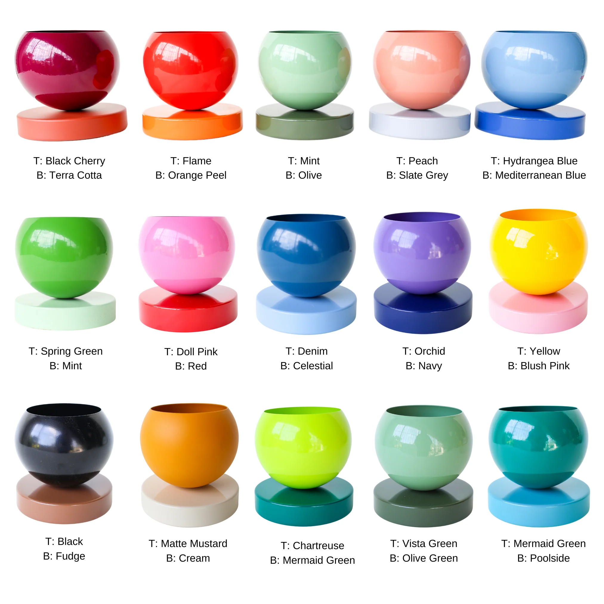 Color Blocked Planter - Image 2