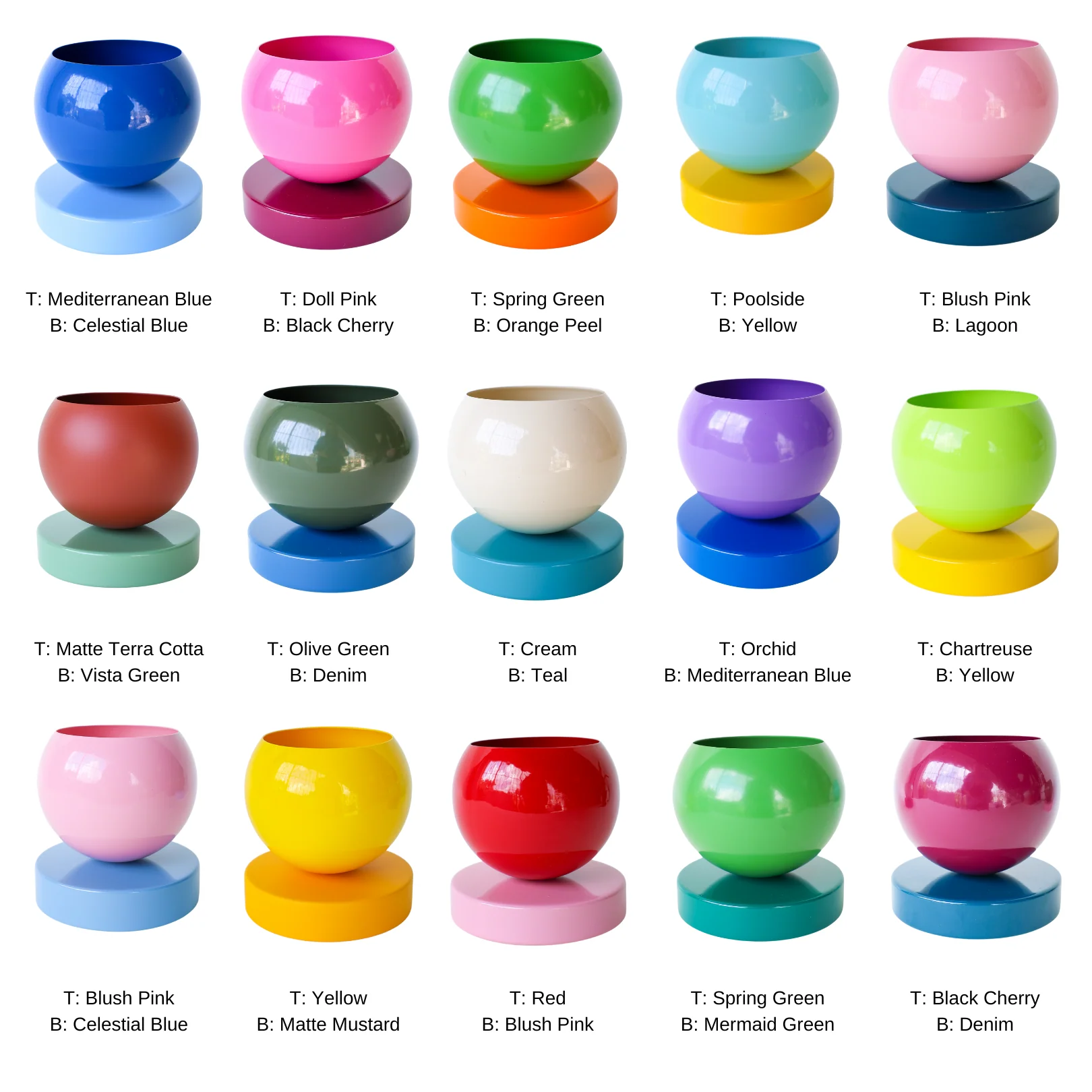 Color Blocked Planter - Image 3