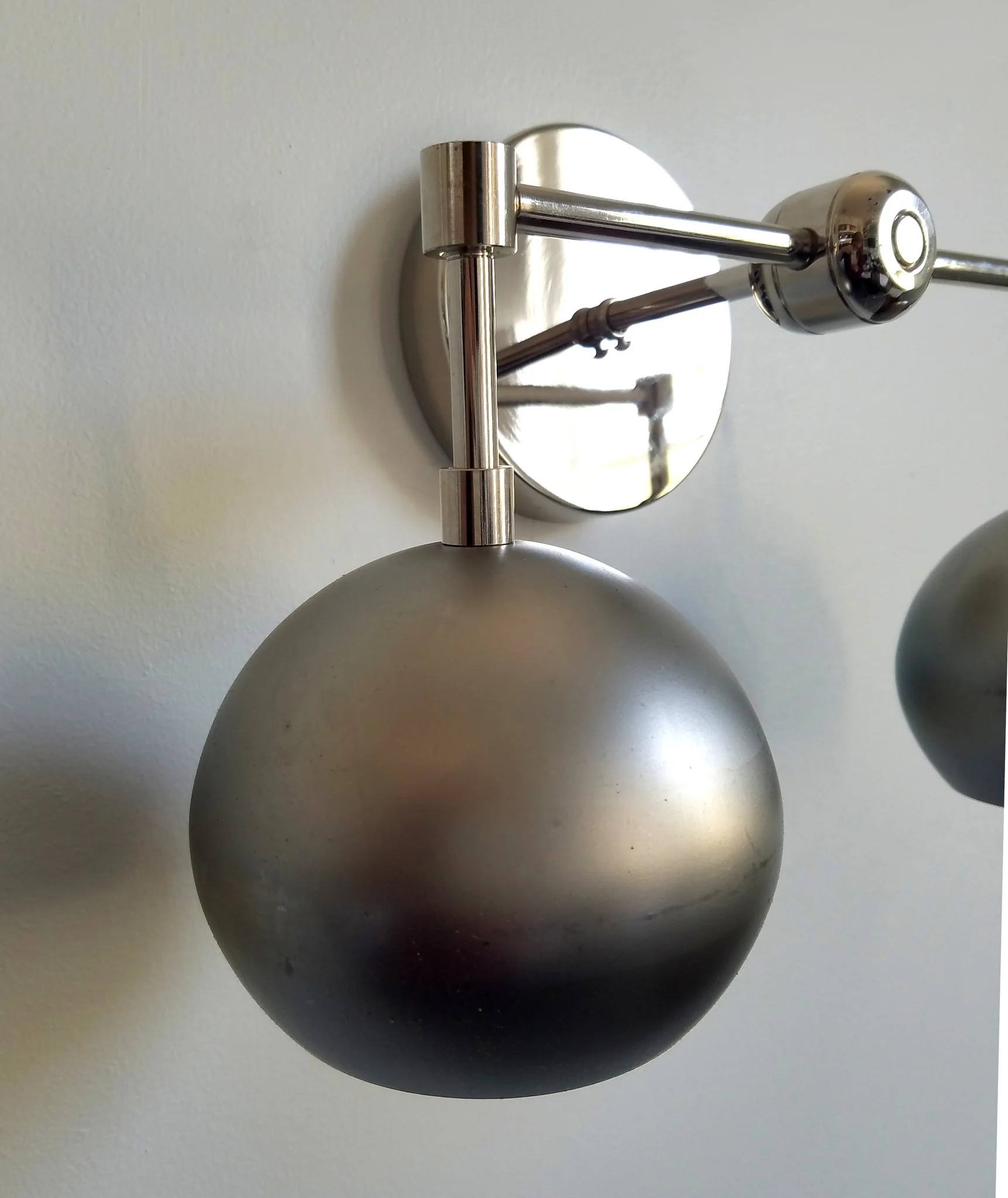 Double Loa Sconce with Steel Shades - Image 9