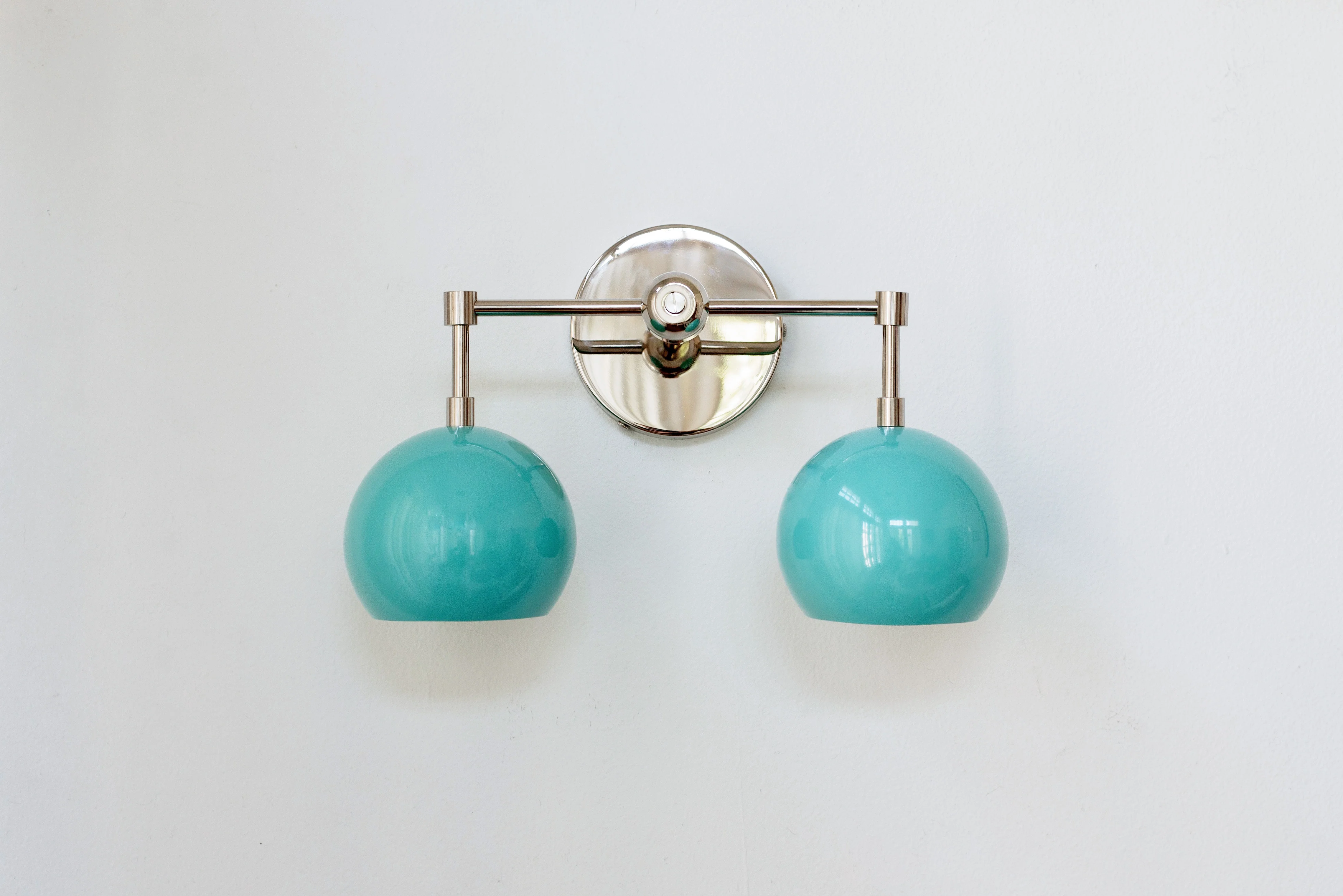 Double Loa Sconce with Poolside Shades - Image 7