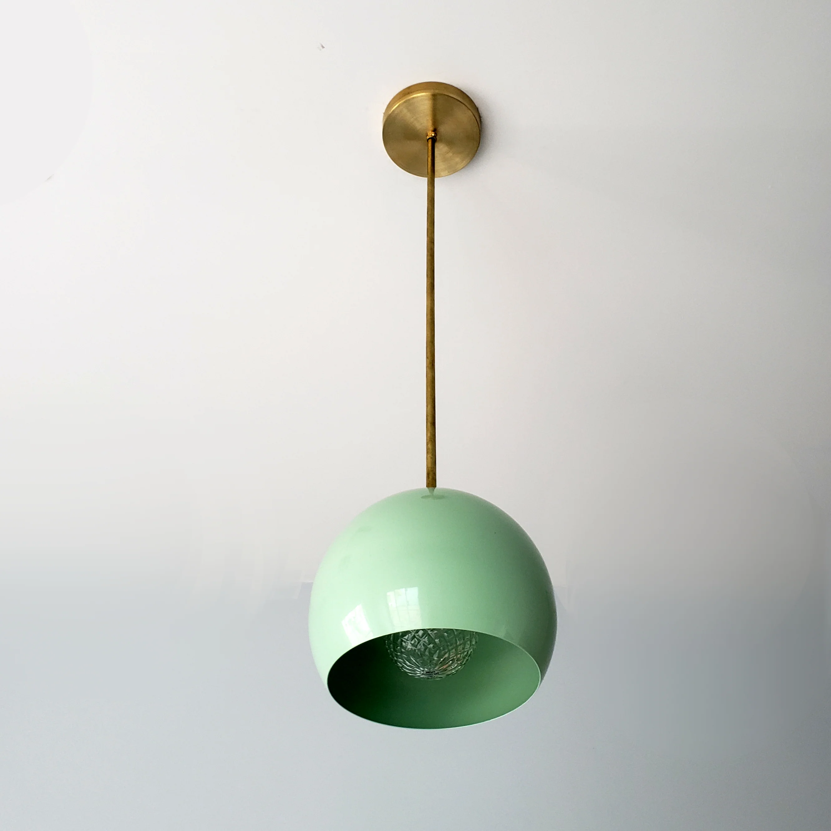 Large Loa Pendant with a Mint Shade - Image 2