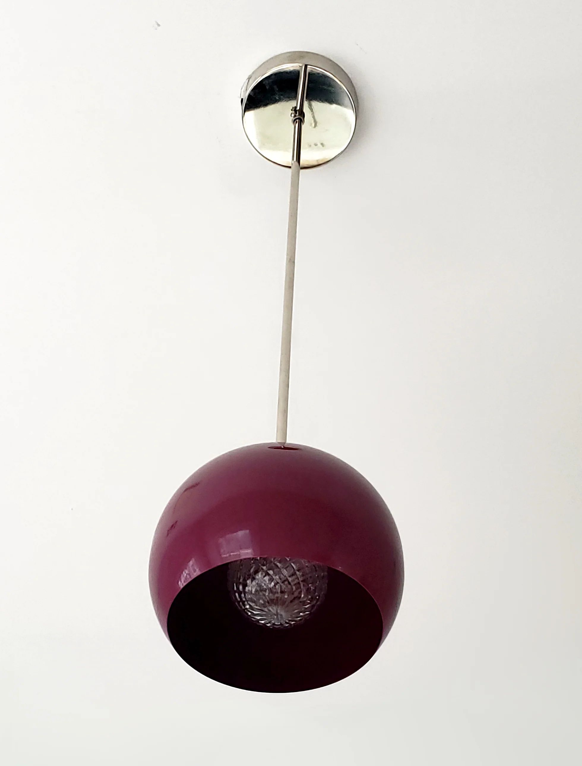 Large Loa Pendant with Black Cherry Shade - Image 6
