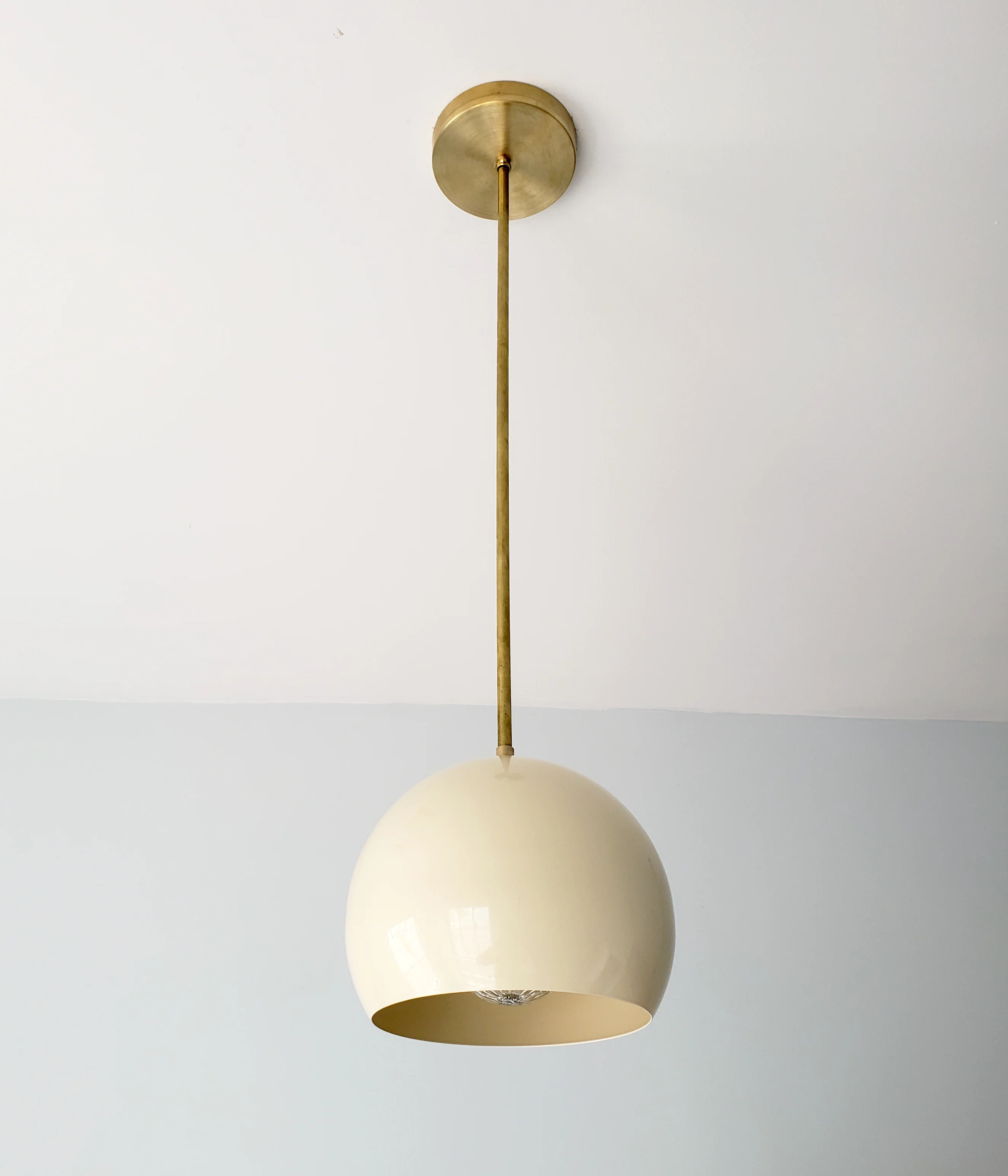 Large Loa Pendant with Cream Shade - Image 8