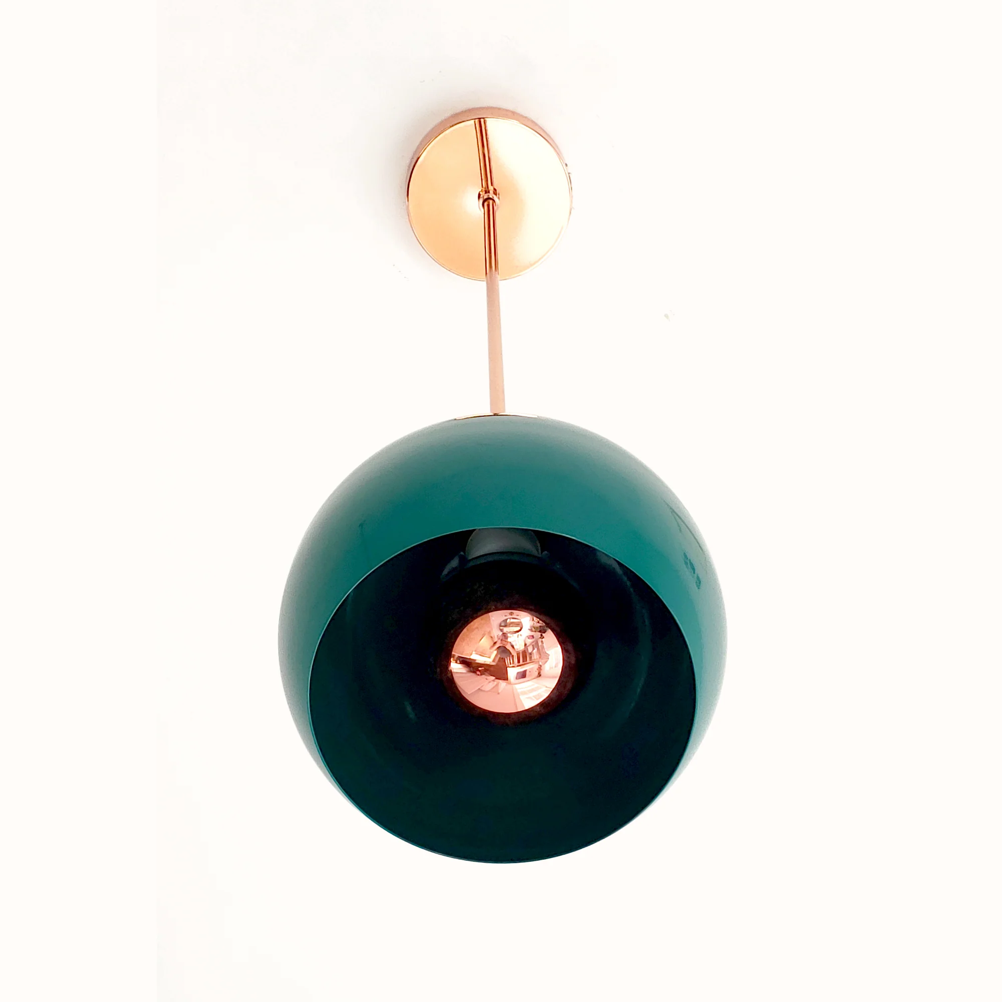 Large Loa Pendant with Mermaid Green Shade - Image 8