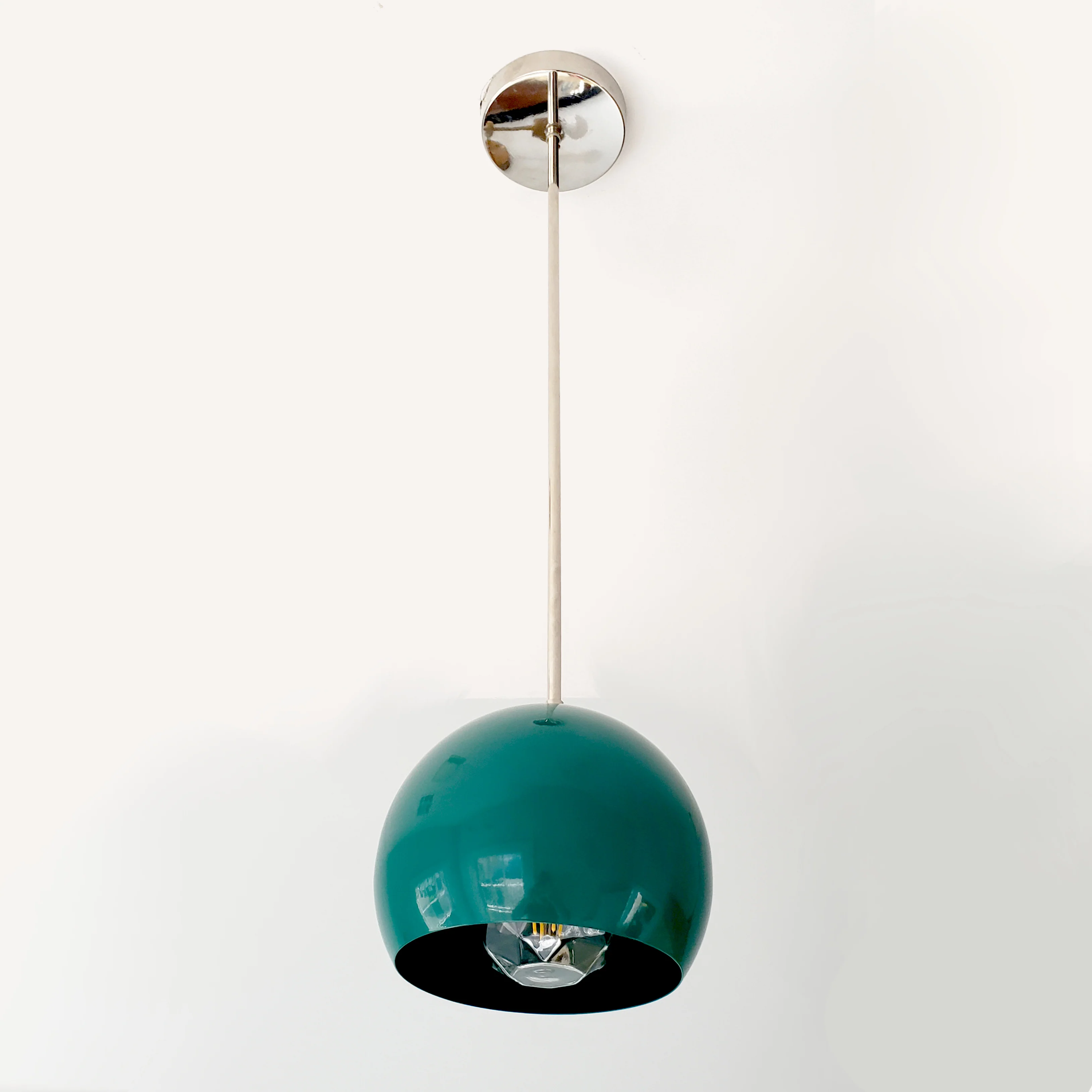 Large Loa Pendant with Mermaid Green Shade - Image 9