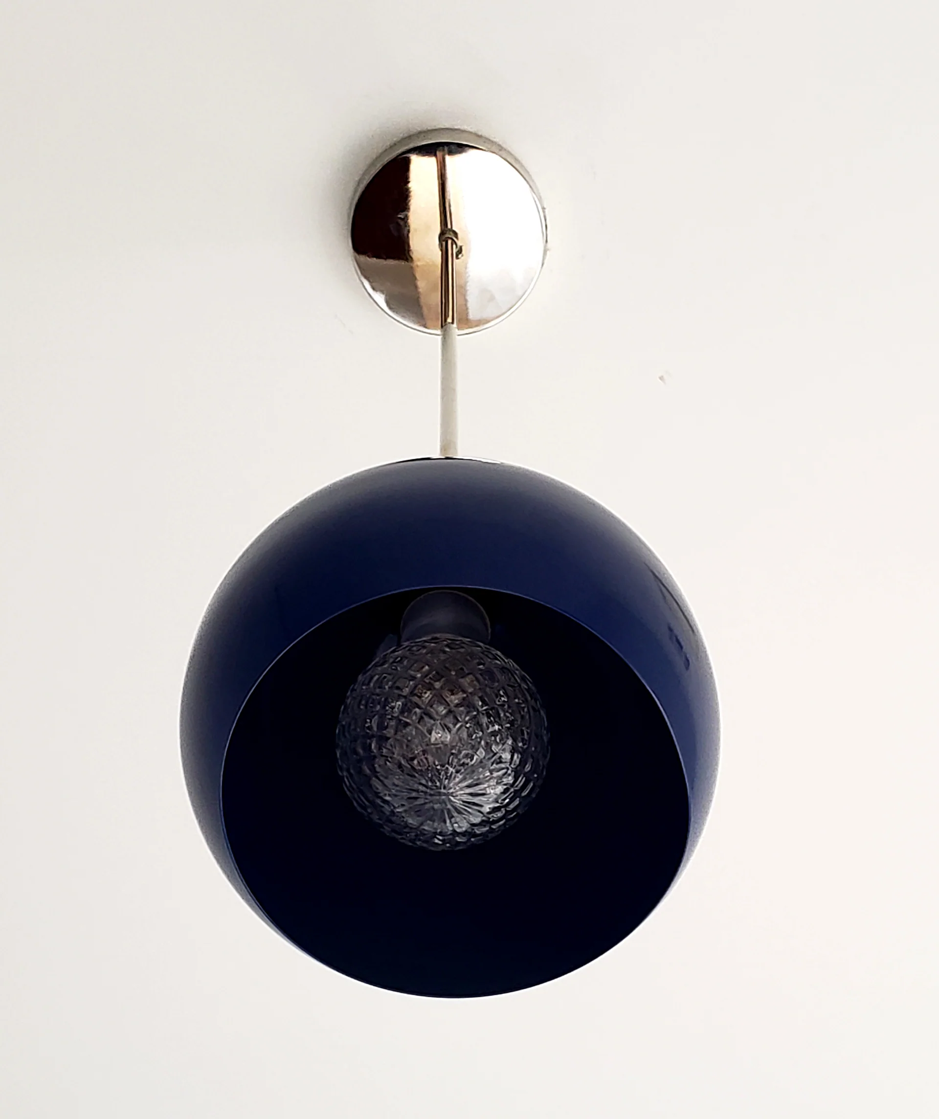Large Loa Pendant with Navy Shade - Image 7