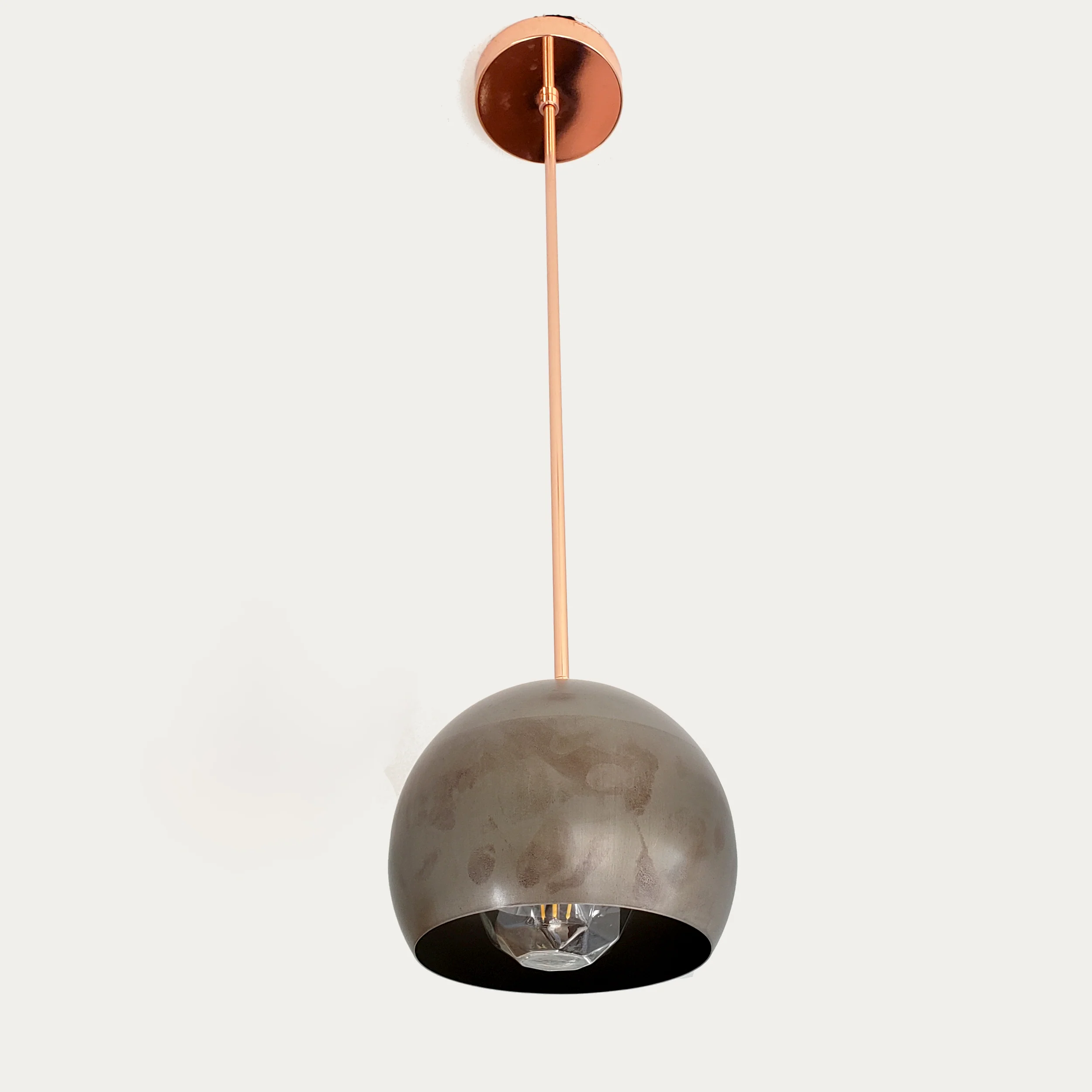 Large Loa Pendant with Steel Shade - Image 2