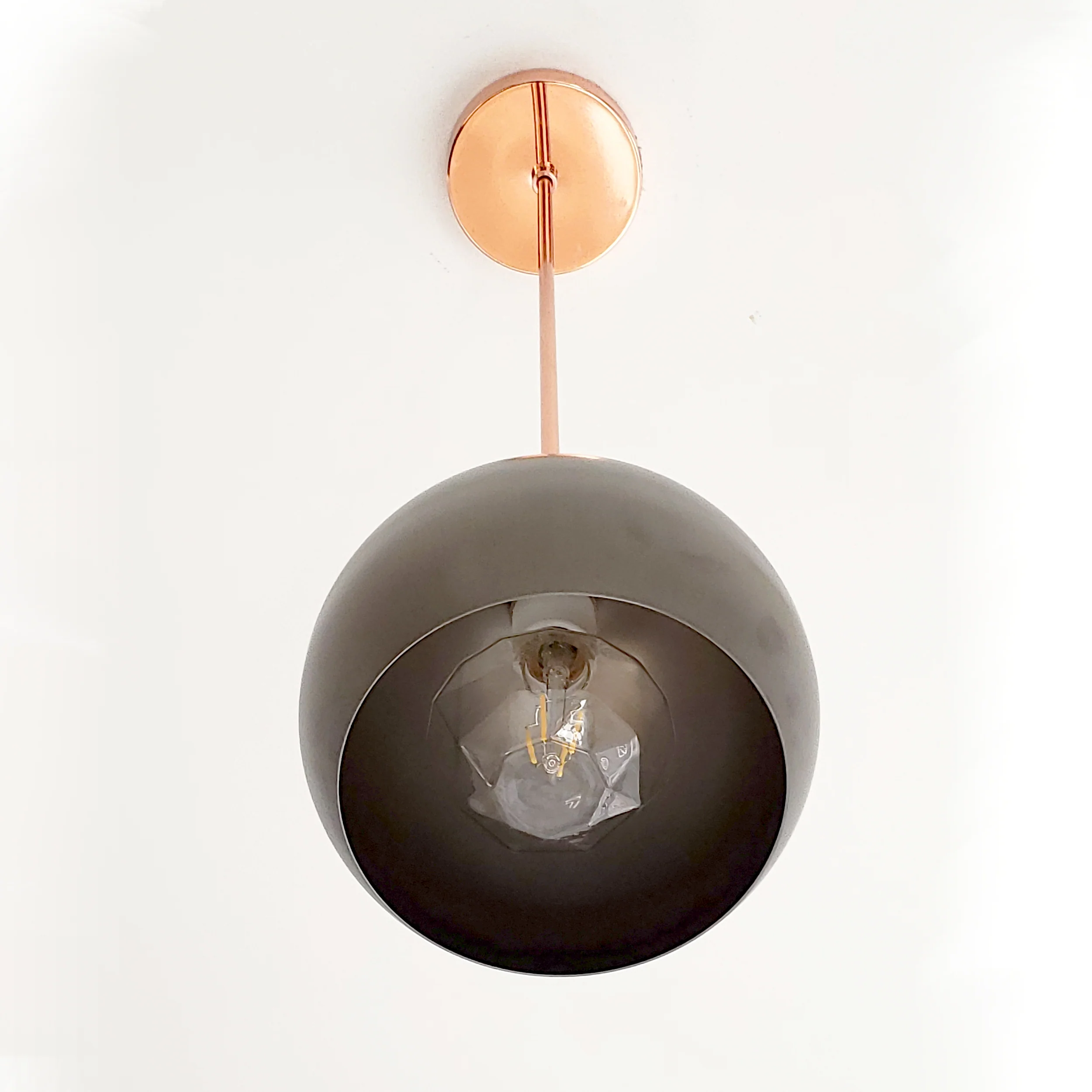 Large Loa Pendant with Steel Shade - Image 6