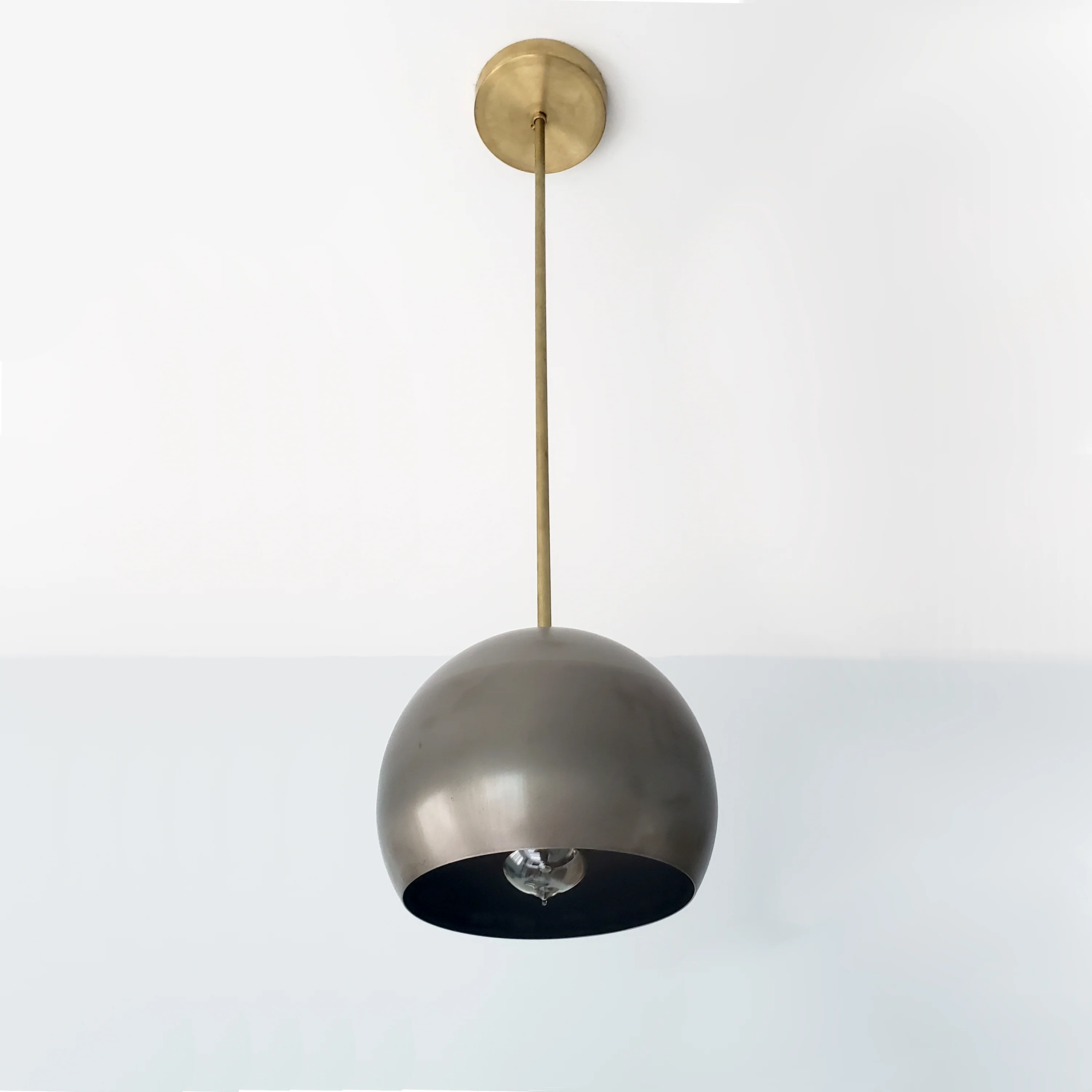 Large Loa Pendant with Steel Shade - Image 7