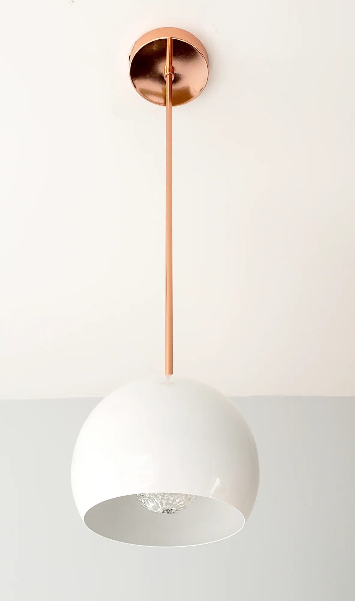 Large Loa Pendant with White Shade - Image 3