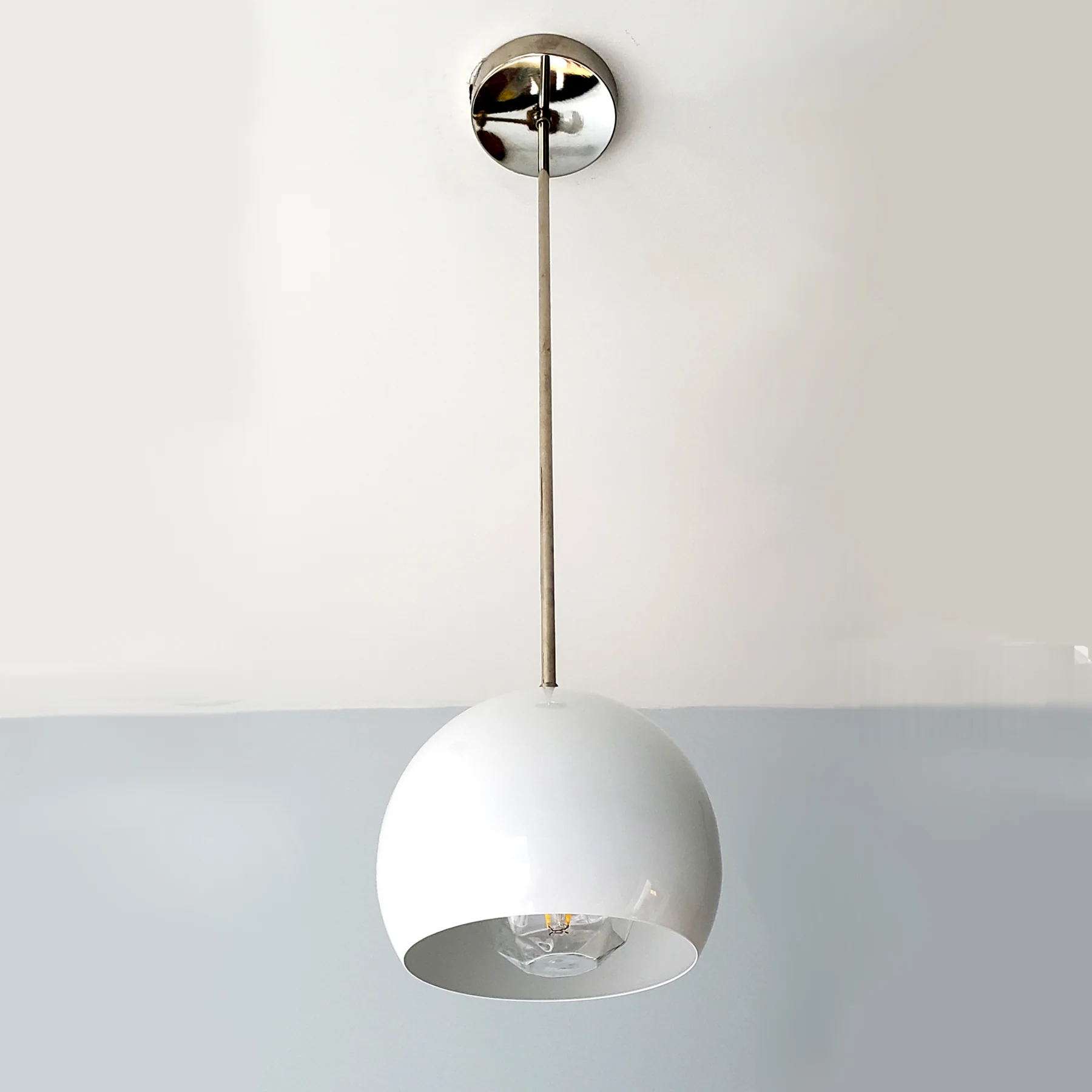 Large Loa Pendant with White Shade - Image 4