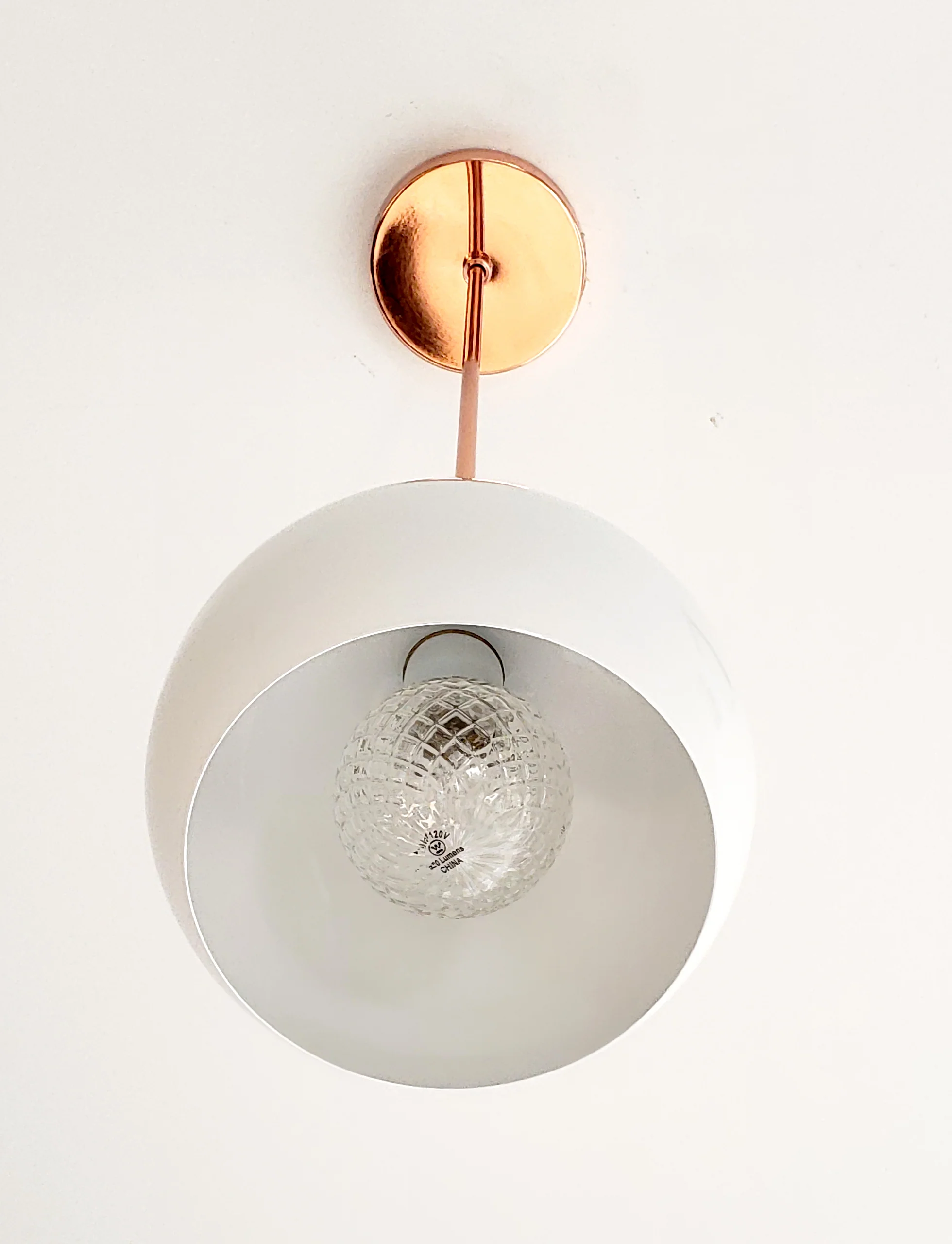 Large Loa Pendant with White Shade - Image 6