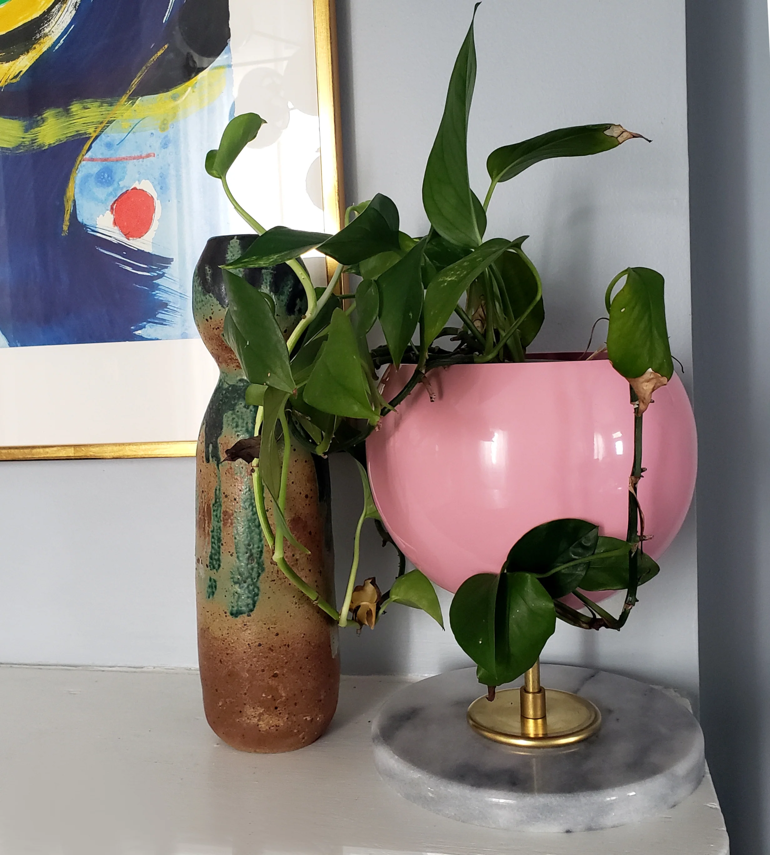 Large Marble Loa Planter - Image 5