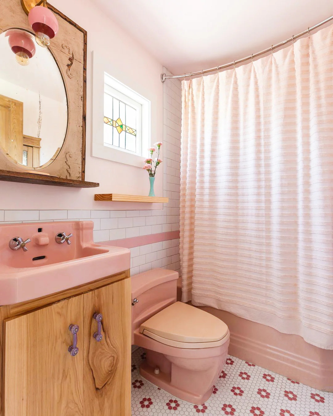 Loa Sconce with Blush Pink Shade - Image 10