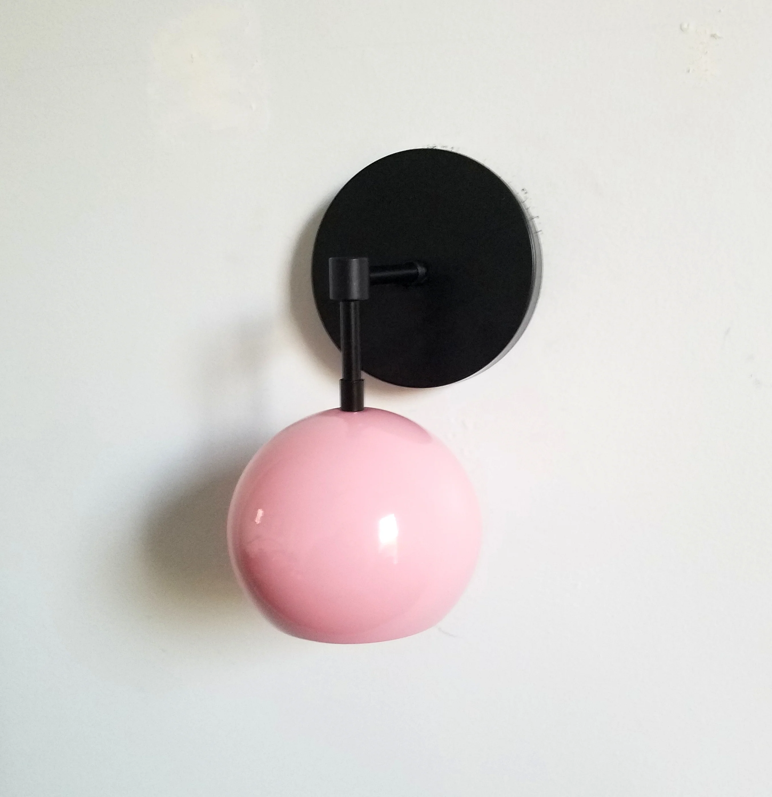 Loa Sconce with Blush Pink Shade - Image 16