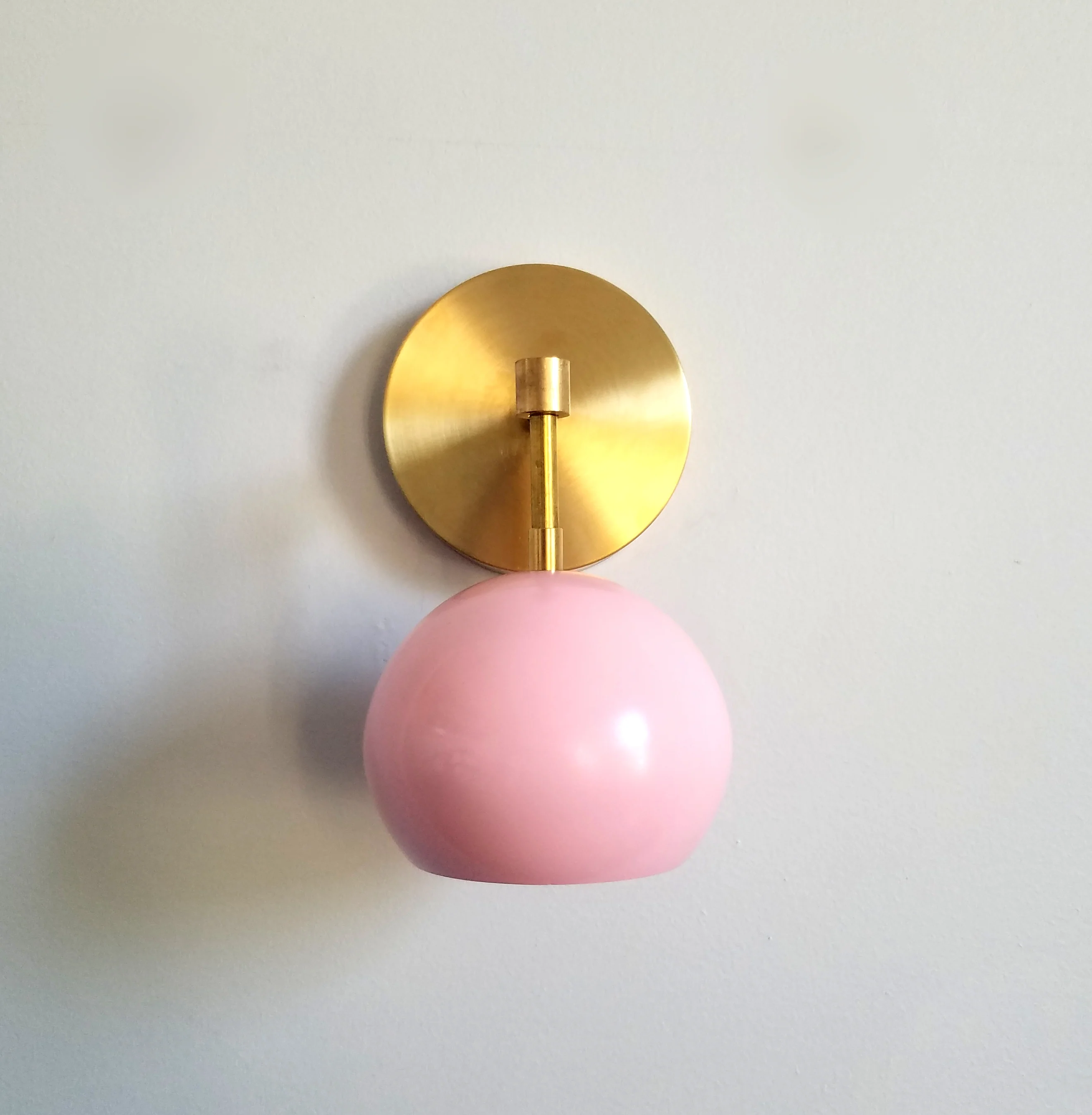 Loa Sconce with Blush Pink Shade - Image 18