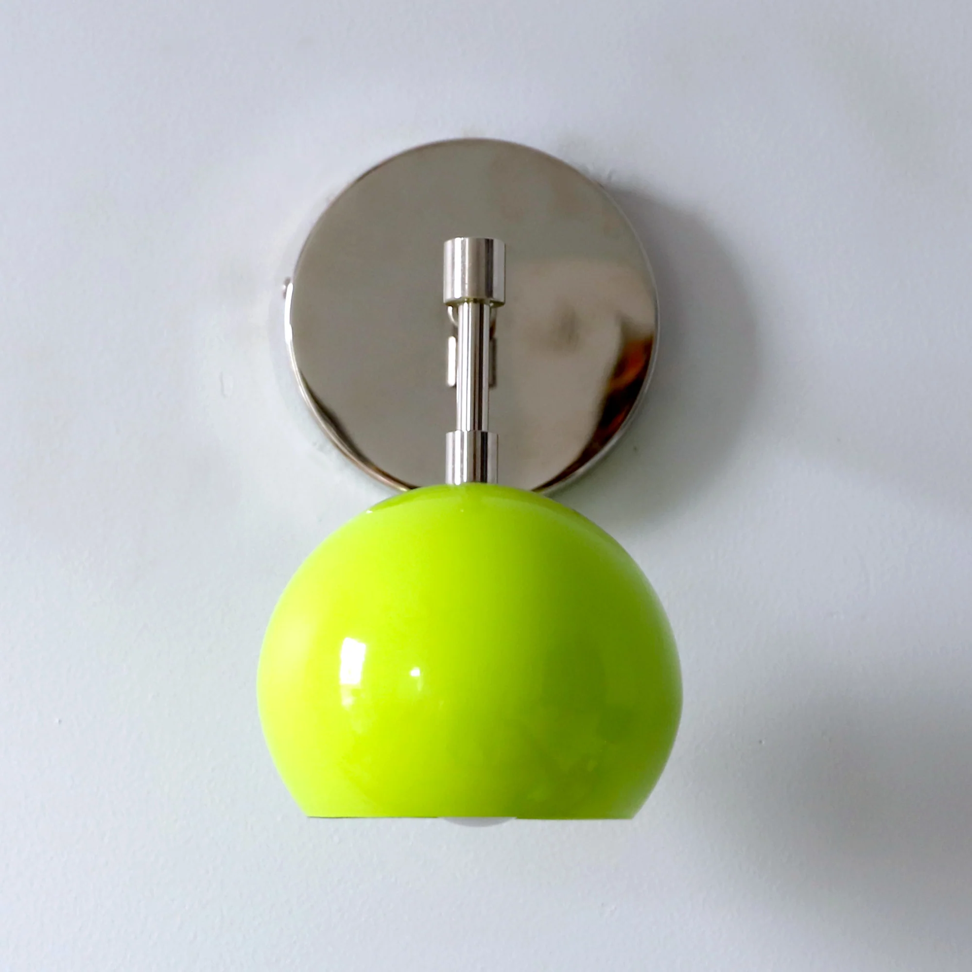 Loa Sconce with Chartreuse Shade - Image 10