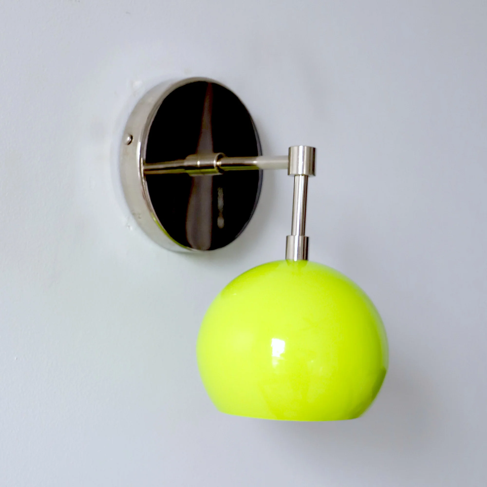 Loa Sconce with Chartreuse Shade - Image 7