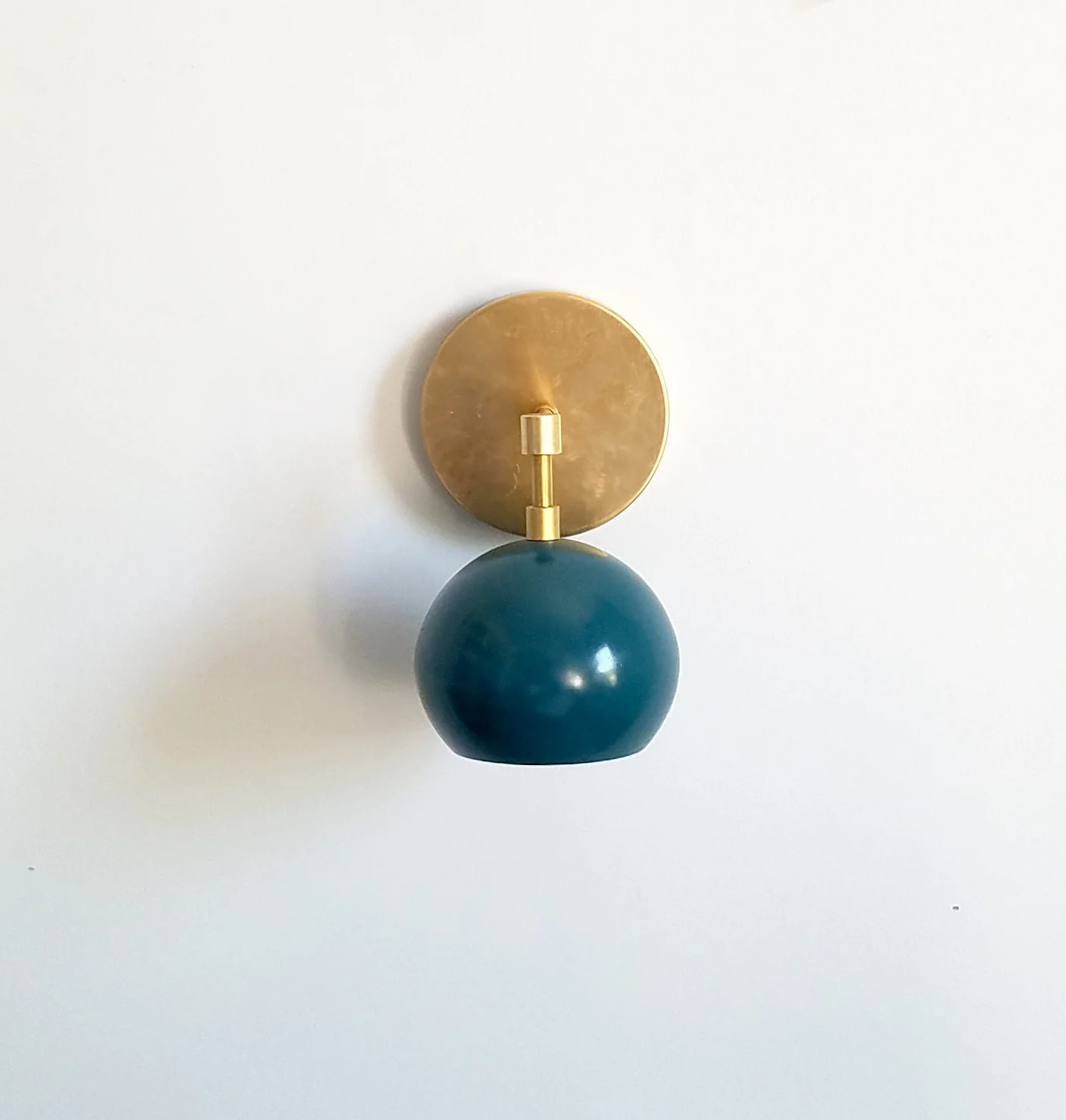 Loa Sconce with Lagoon Blue Shade - Image 6