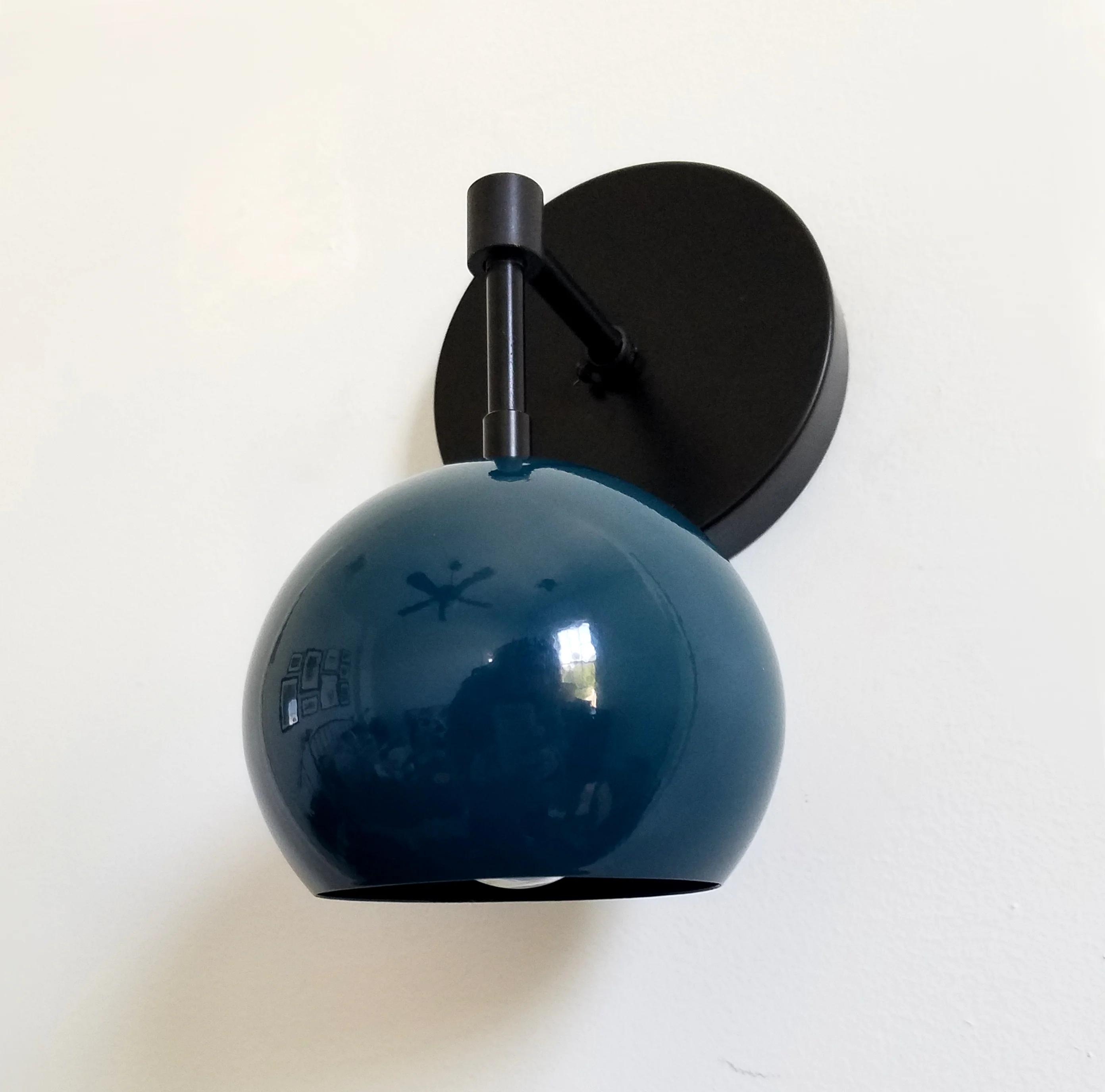 Loa Sconce with Lagoon Blue Shade - Image 8