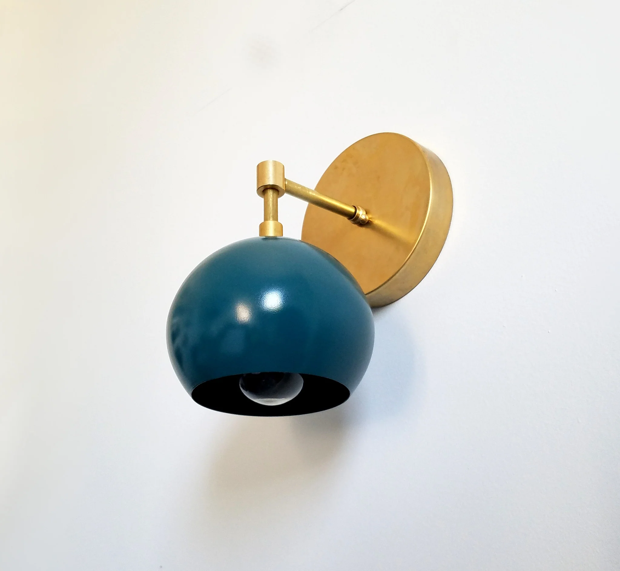Loa Sconce with Lagoon Blue Shade - Image 9