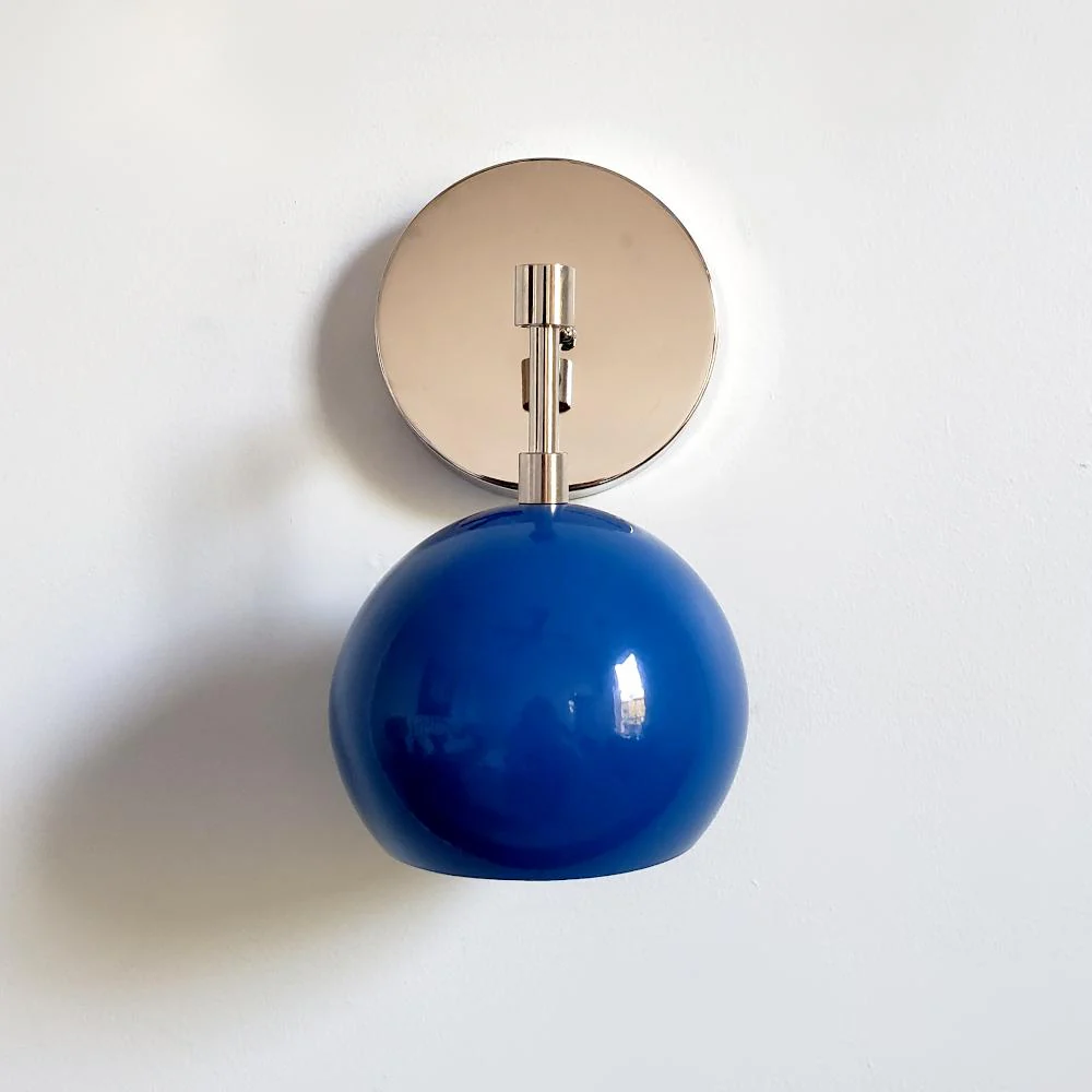 Loa Sconce with Mediterranean Blue Shade - Image 8