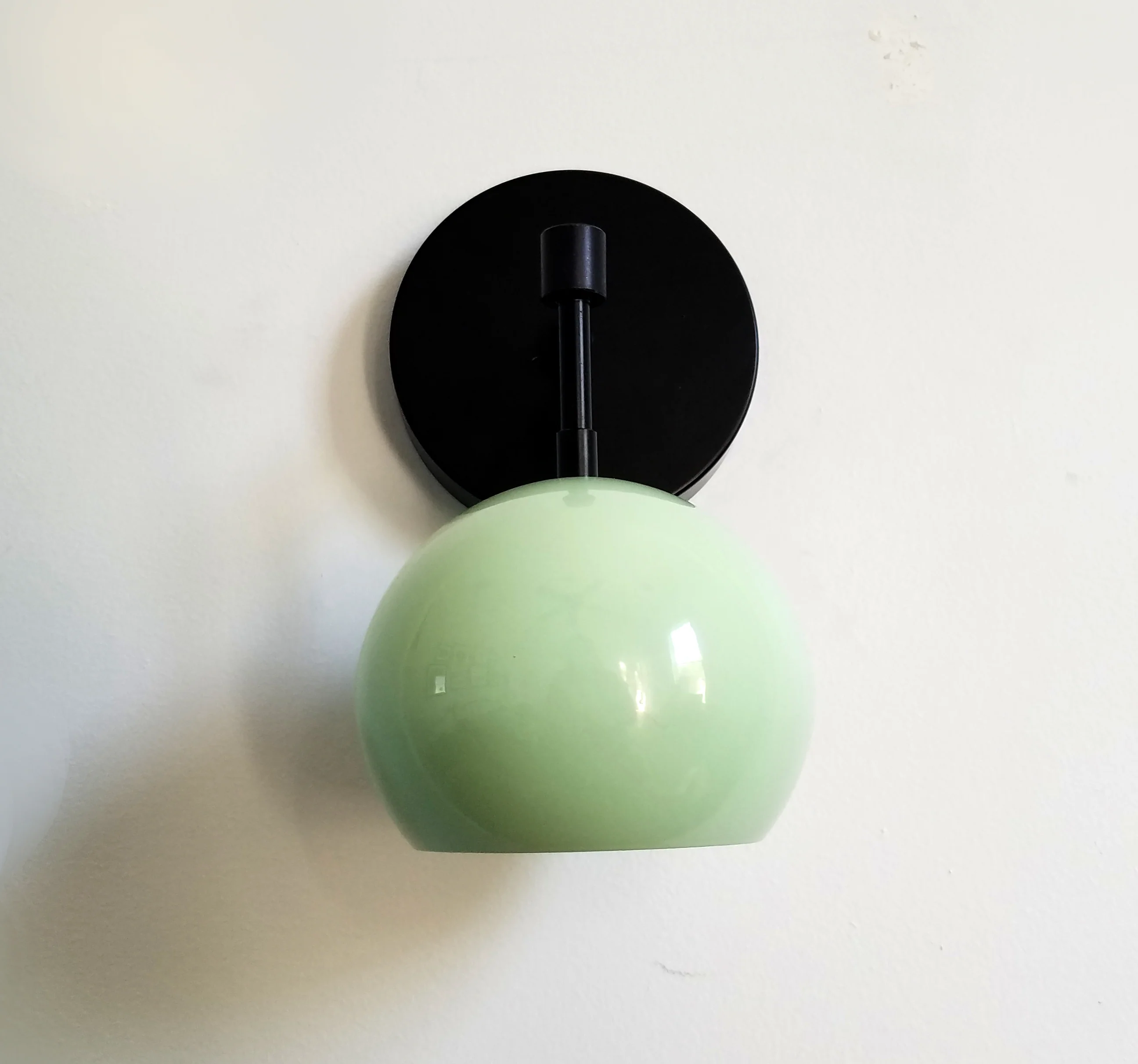 Loa Sconce with Mint Shade - Image 10