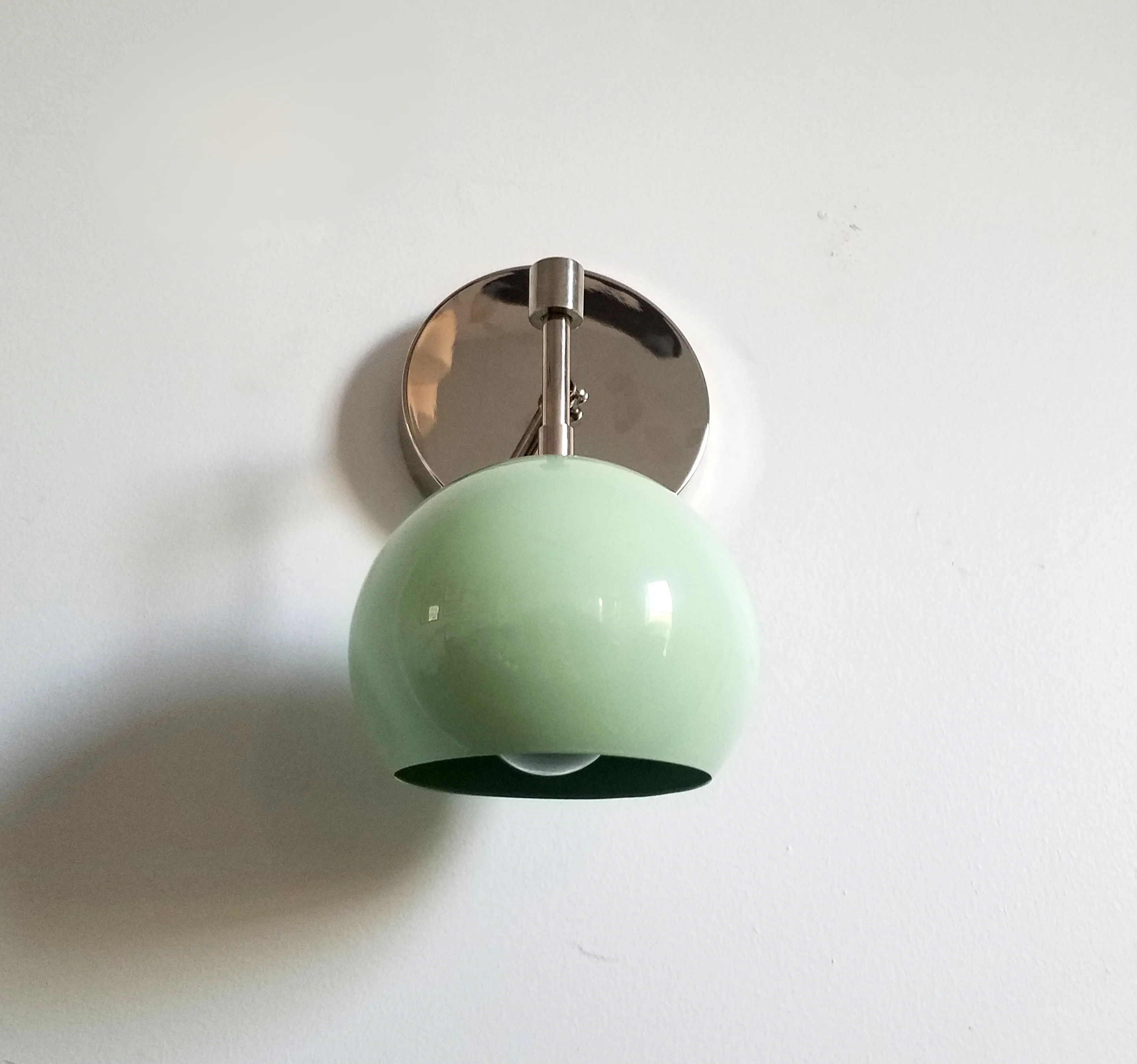 Loa Sconce with Mint Shade - Image 19