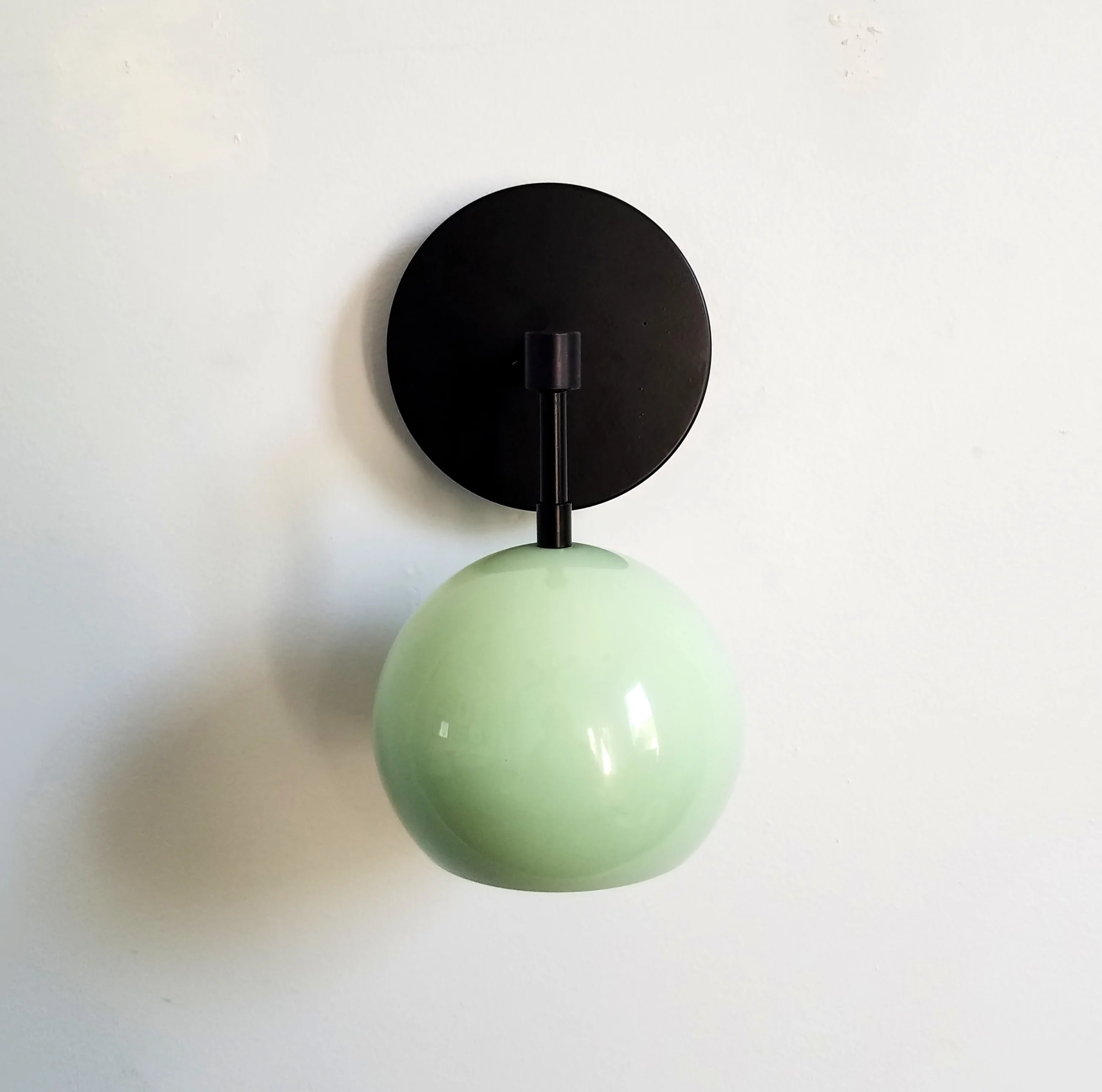 Loa Sconce with Mint Shade - Image 5
