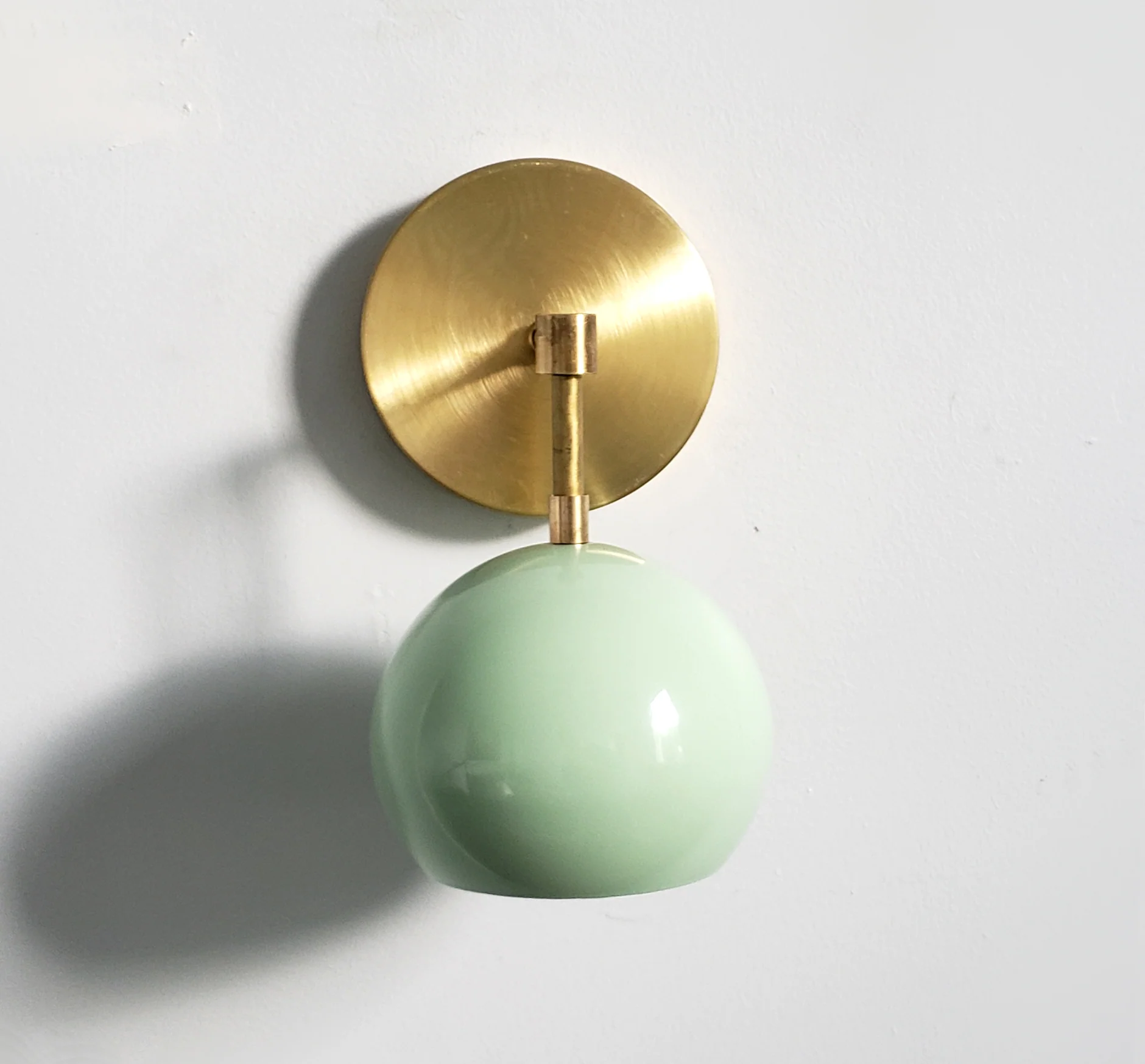 Loa Sconce with Mint Shade - Image 8
