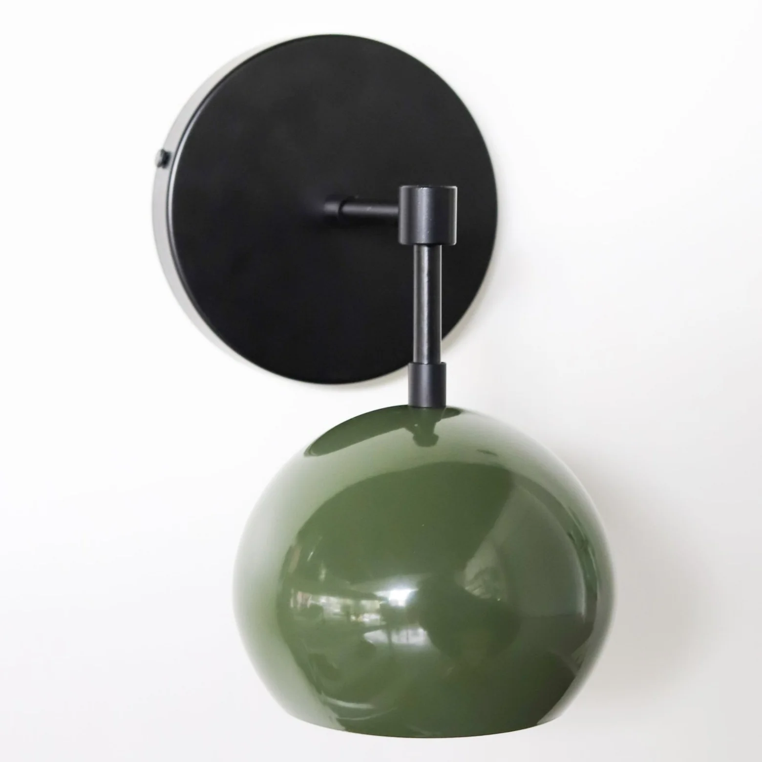 Loa Sconce with Olive Shade - Image 10