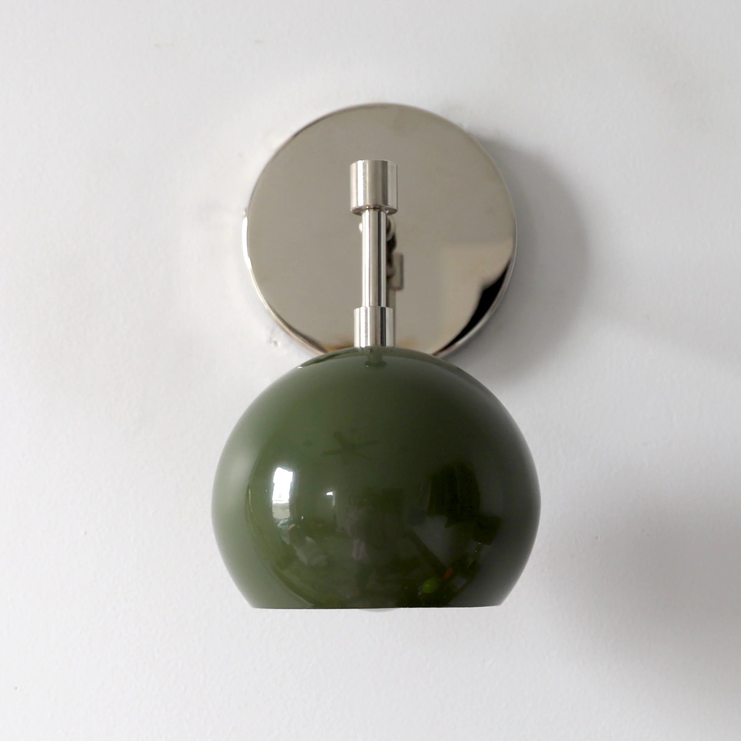 Loa Sconce with Olive Shade - Image 3