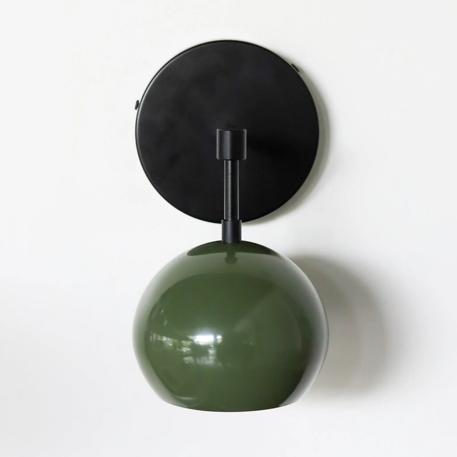 Loa Sconce with Olive Shade - Image 4