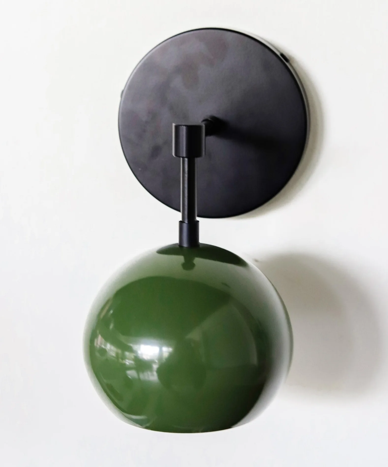 Loa Sconce with Olive Shade - Image 7