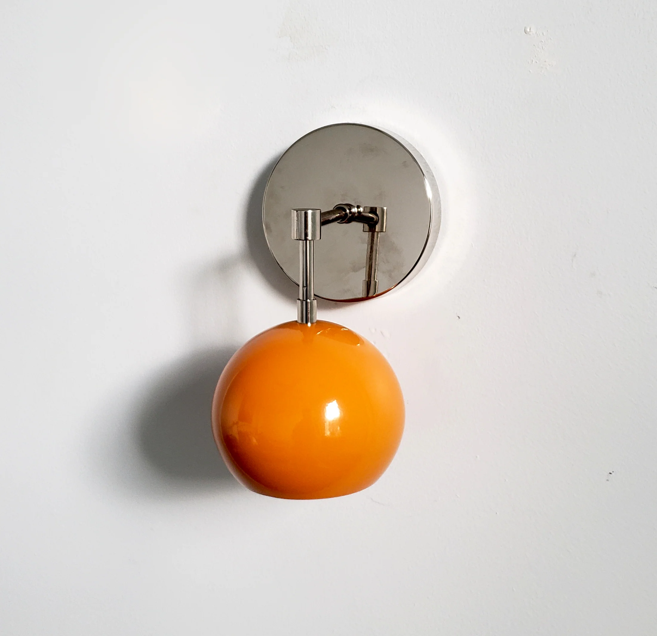 Loa Sconce with Orange Peel Shade - Image 2