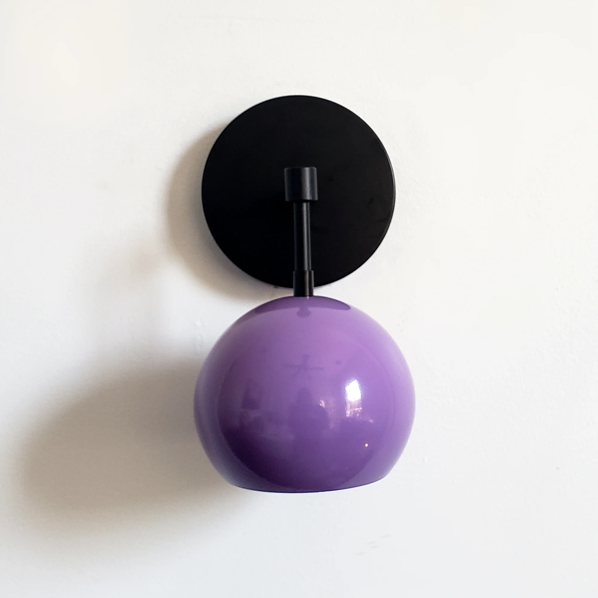 Loa Sconce with Orchid Shade - Image 4