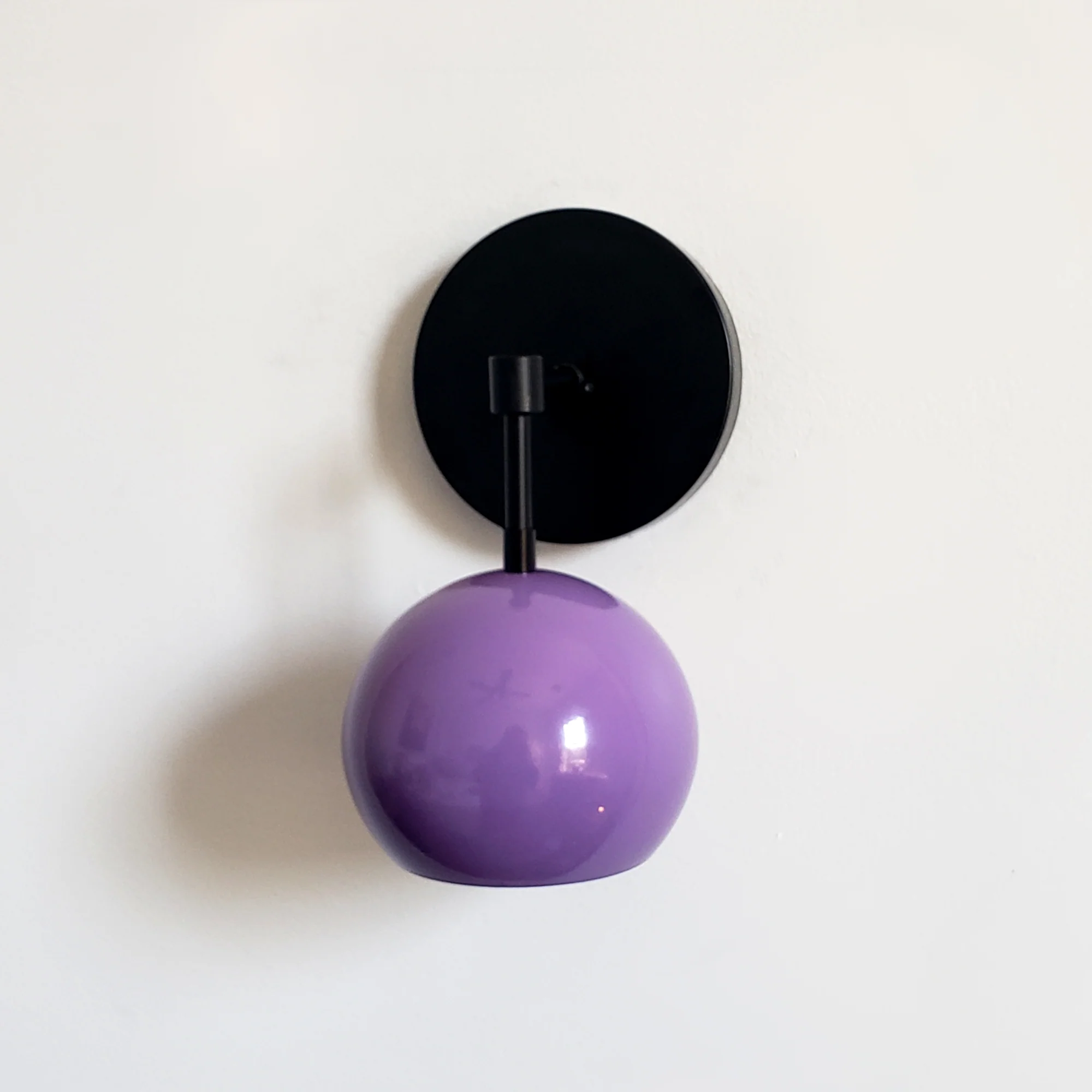 Loa Sconce with Orchid Shade - Image 7
