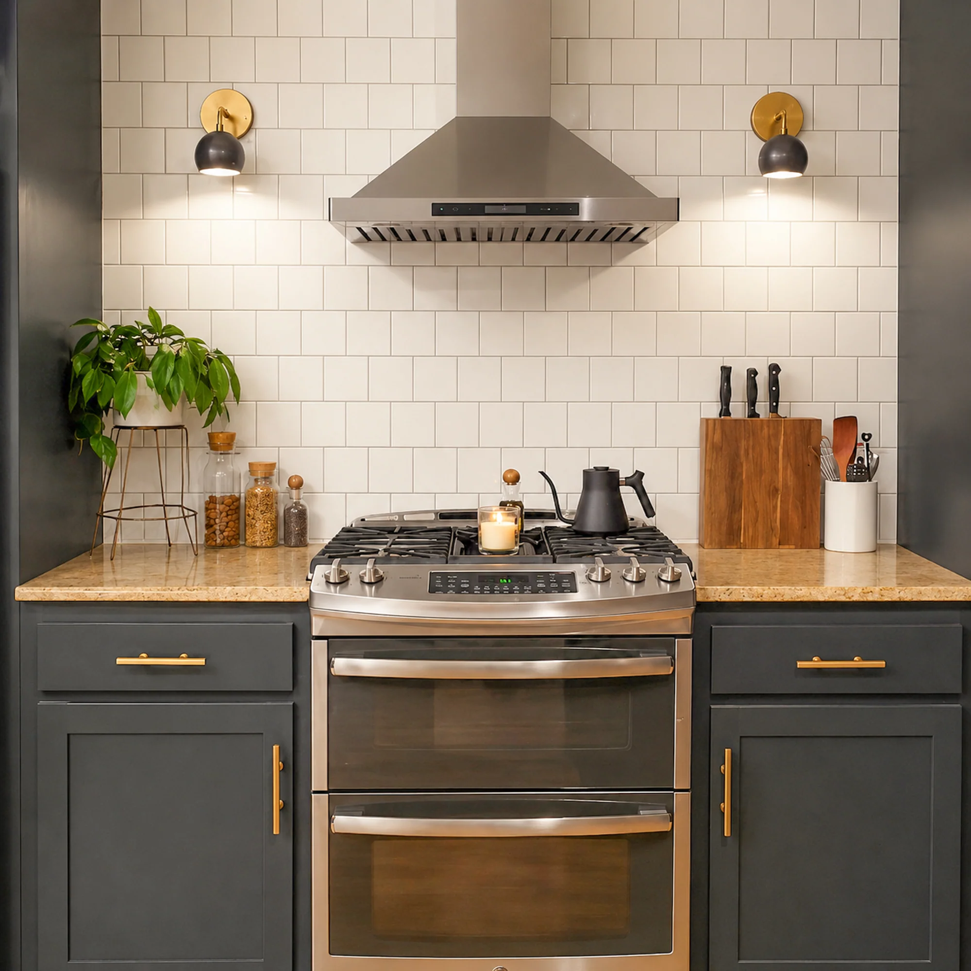 Loa Sconce with Raw Steel Shade - Image 13
