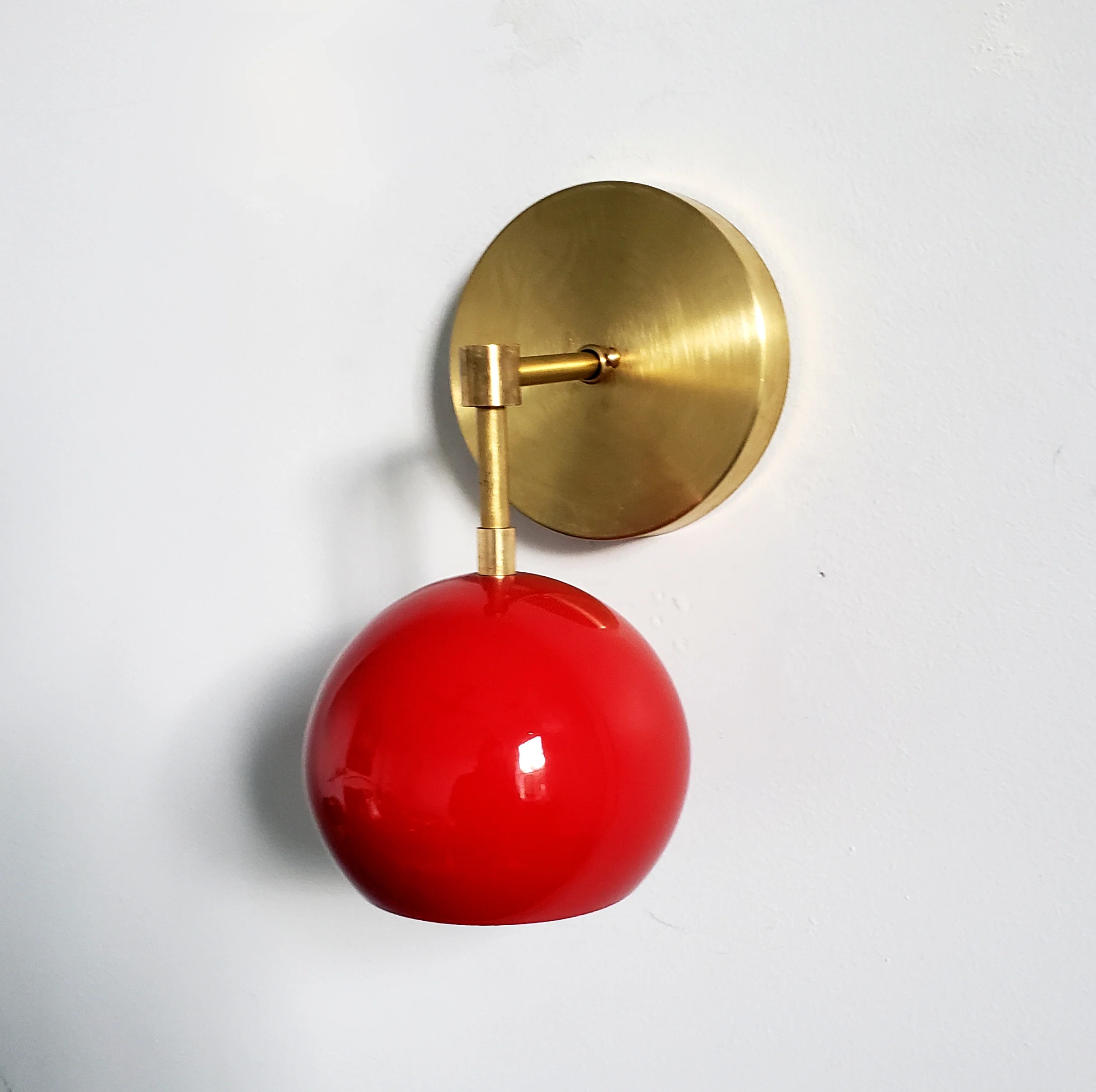 Loa Sconce with Red Shade - Image 10